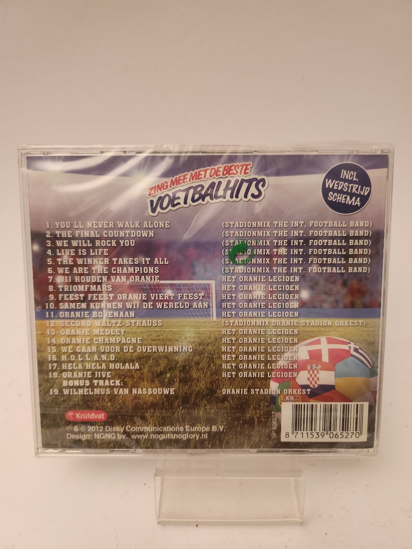 Zing mee met de Beste Voetbalhits Geseald CD