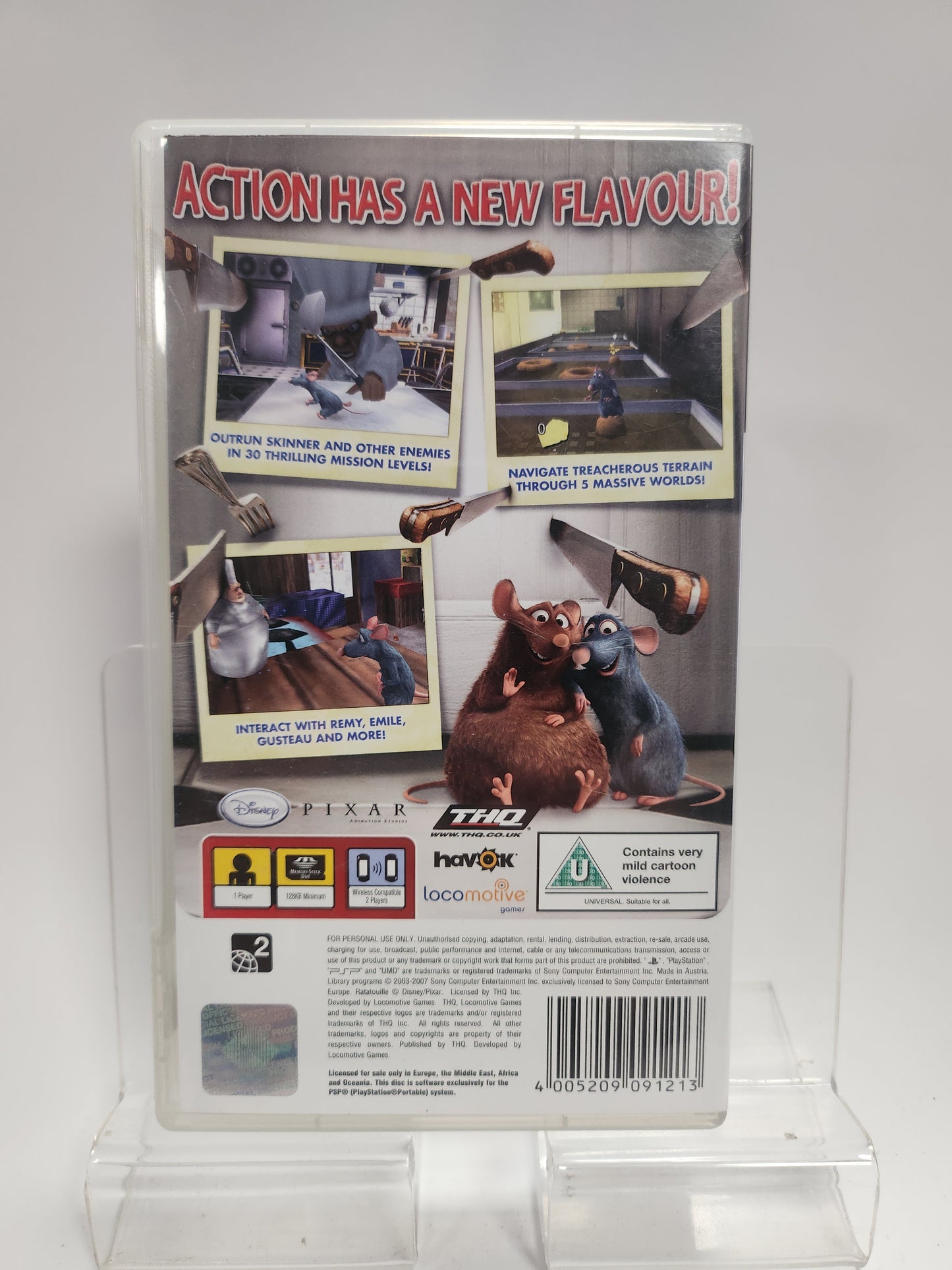 Disney Pixar Ratatouille Playstation Portable