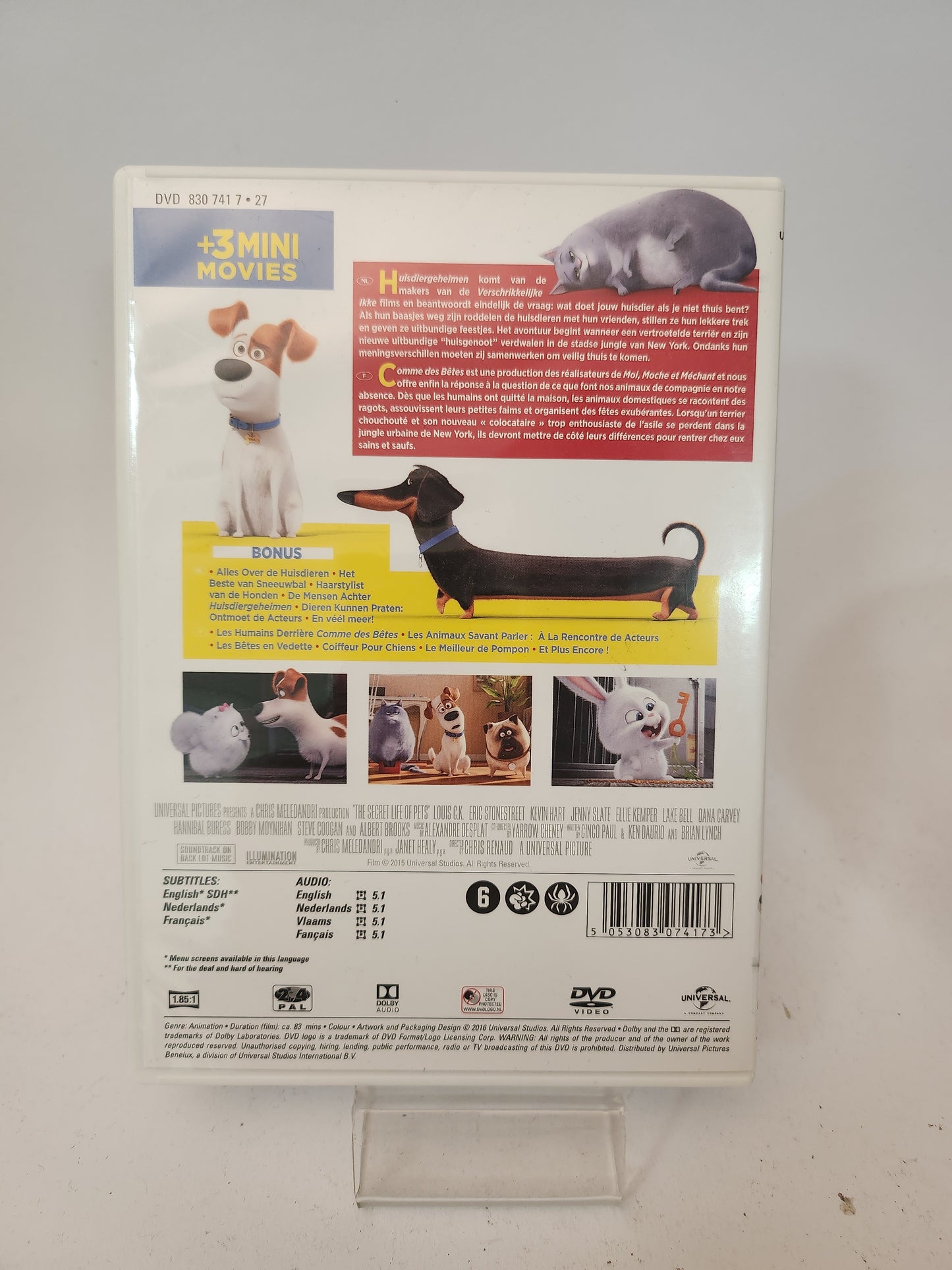 Huisdiergeheimen DVD Kids