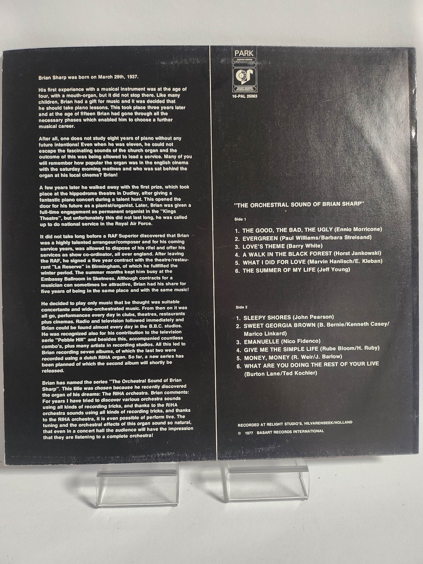 Orchestral Sound of Brian Sharp LP Vinyl - Feniks Gameshop