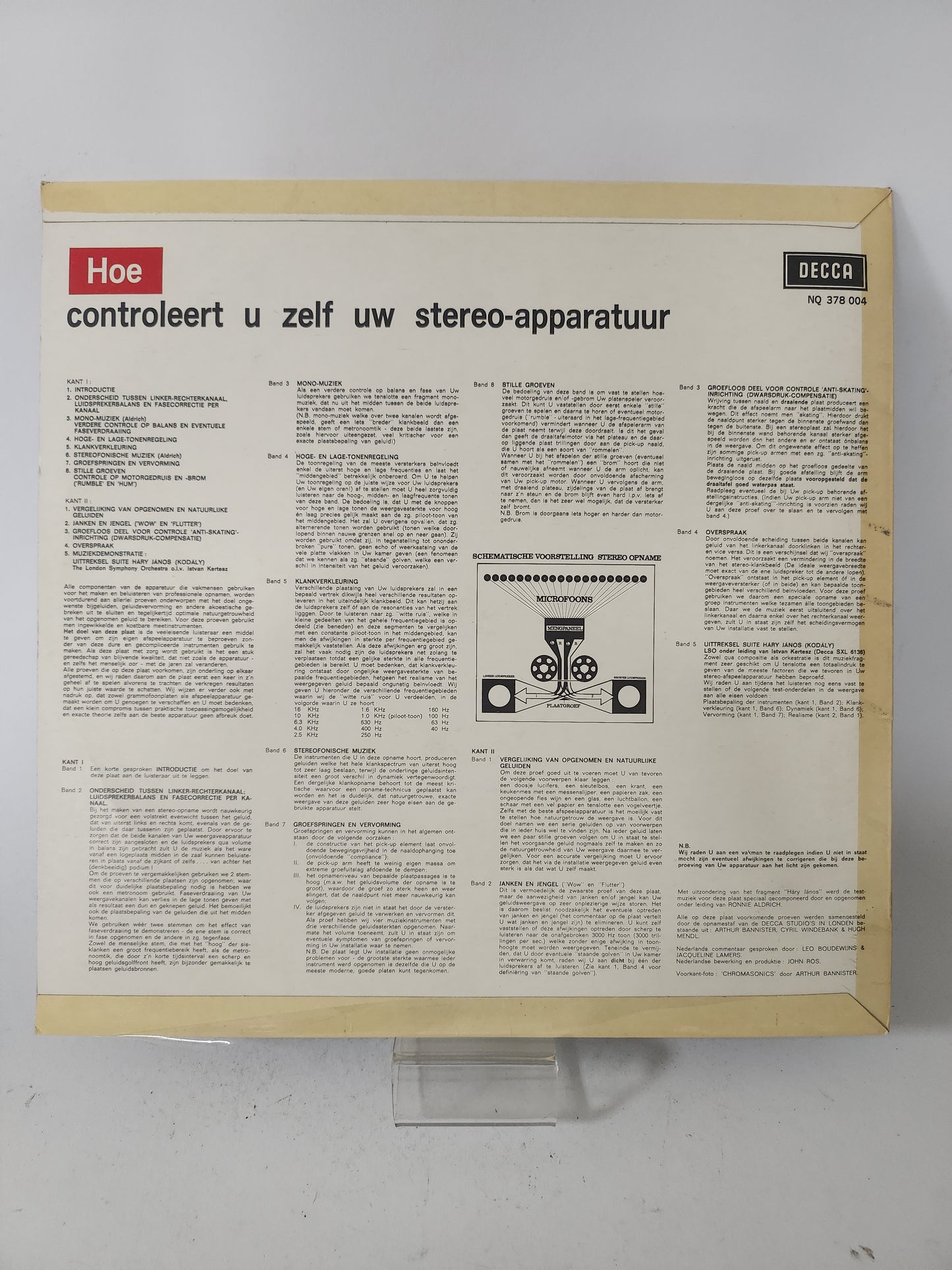 Hoe Controleert U Zelf Uw Stereo-Apparatuur LP Vinyl