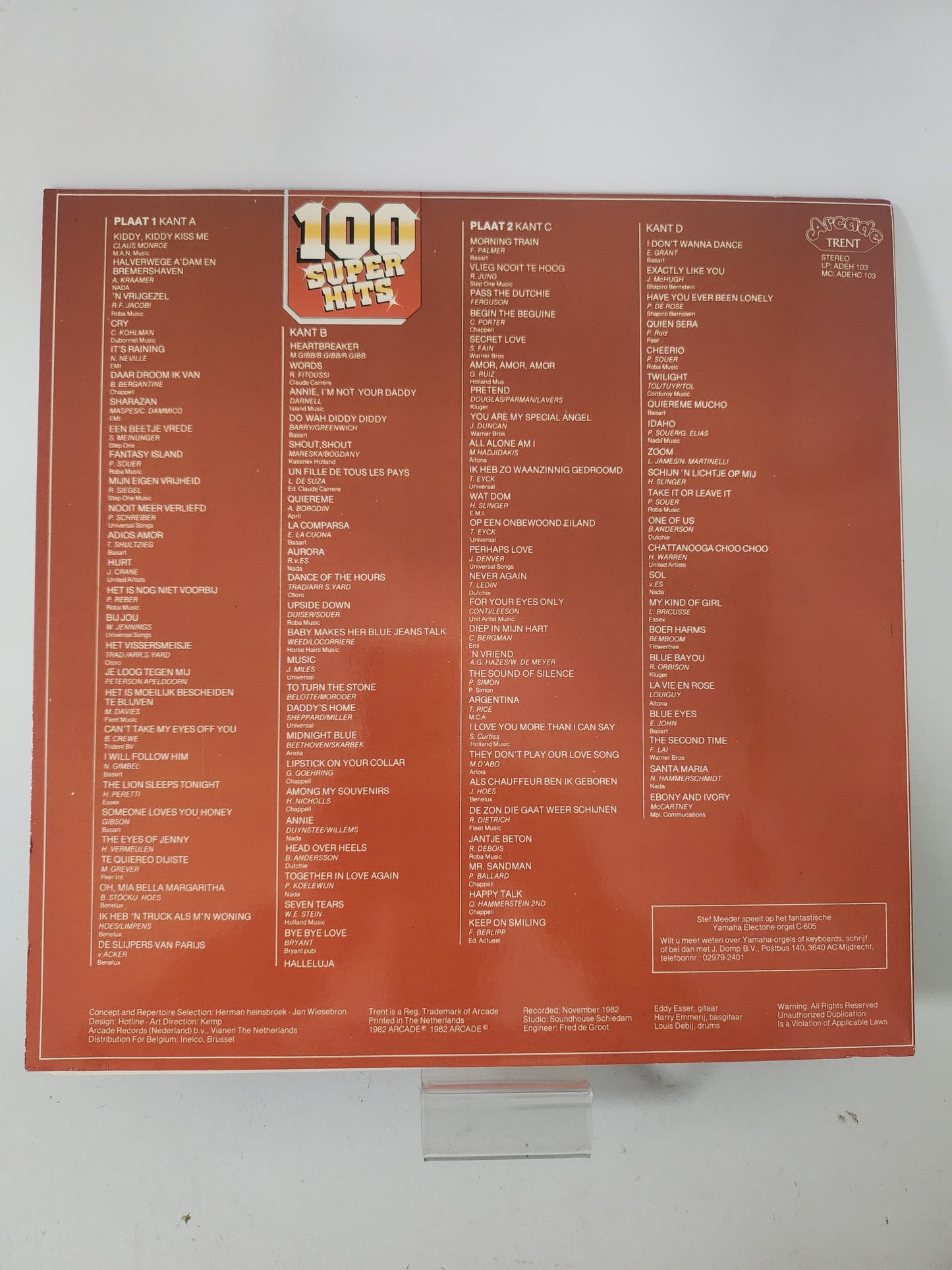 100 Super Hits: Stef Meeder LP Vinyl