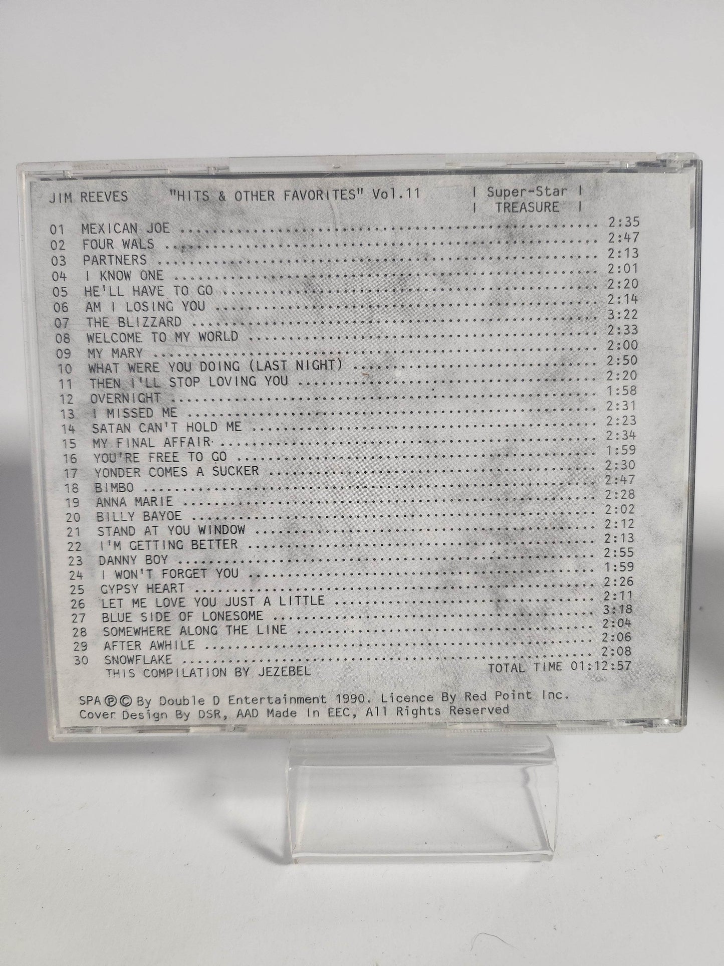 Jim Reeves: Hits and Other Favorites CD - Feniks Gameshop