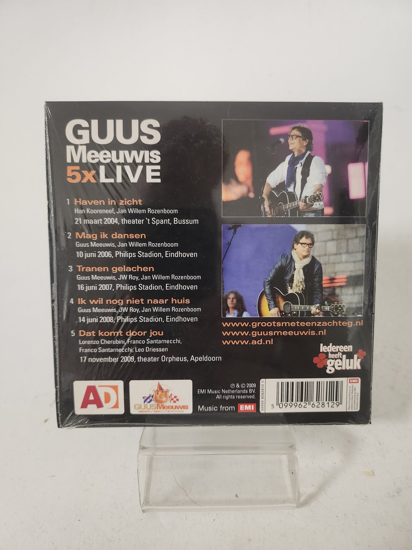 Guus Meeuwis 5x Live geseald CD Single