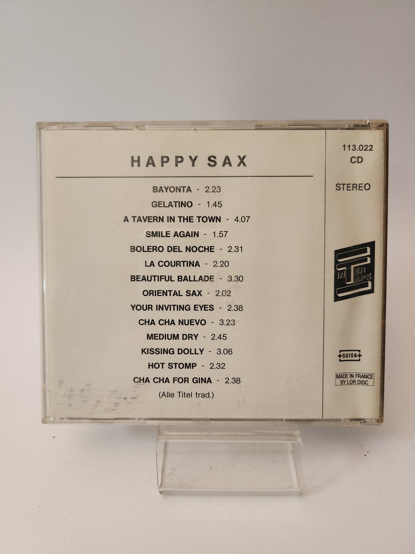 Happy Sax CD