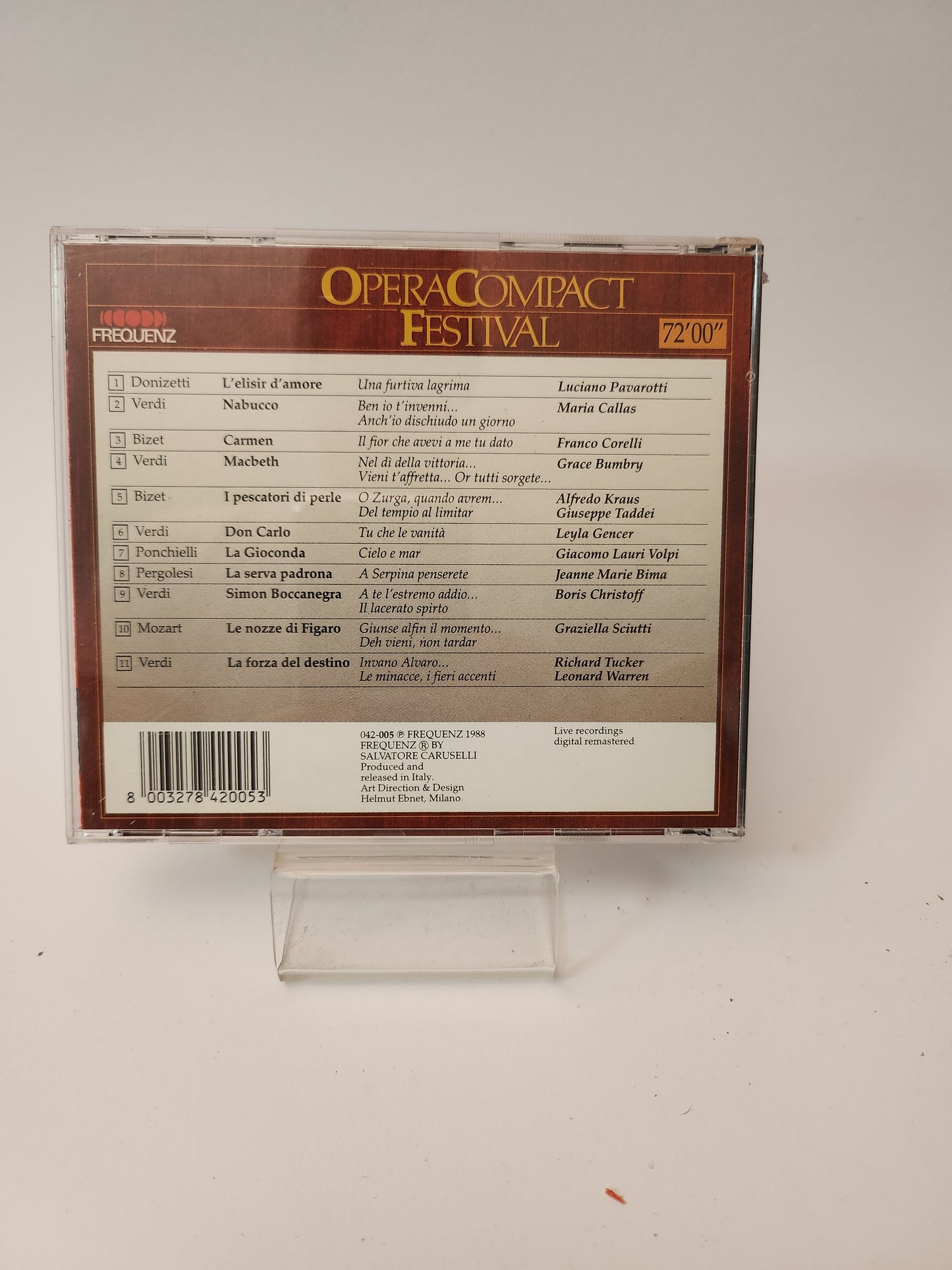 Opera Compact Festival CD