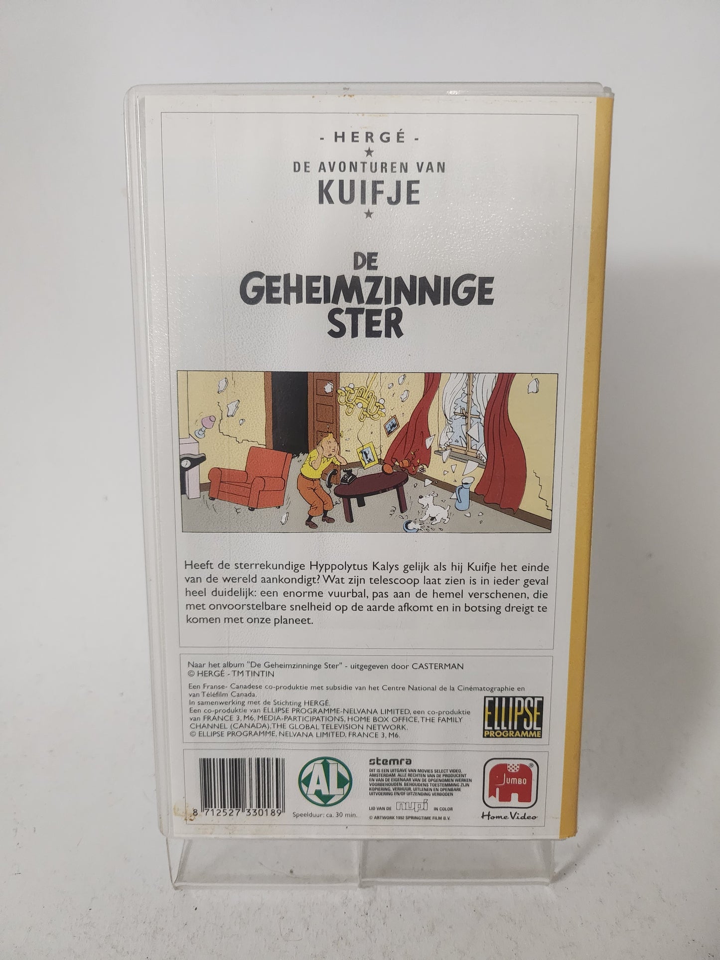 Avonturen van Kuifje: de Geheimzinnige Ster VHS Kids