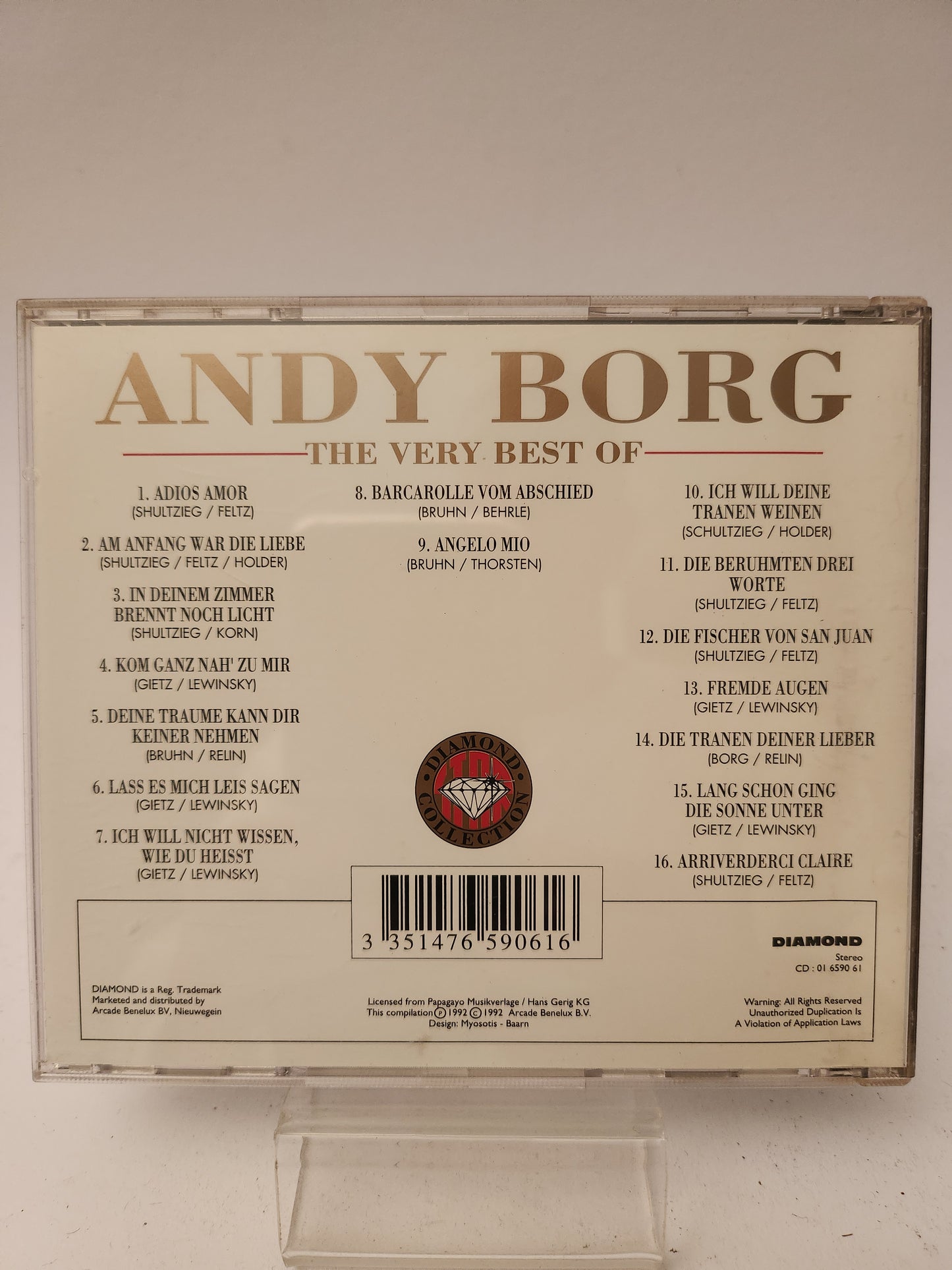 The Very Best of Andy Borg CD