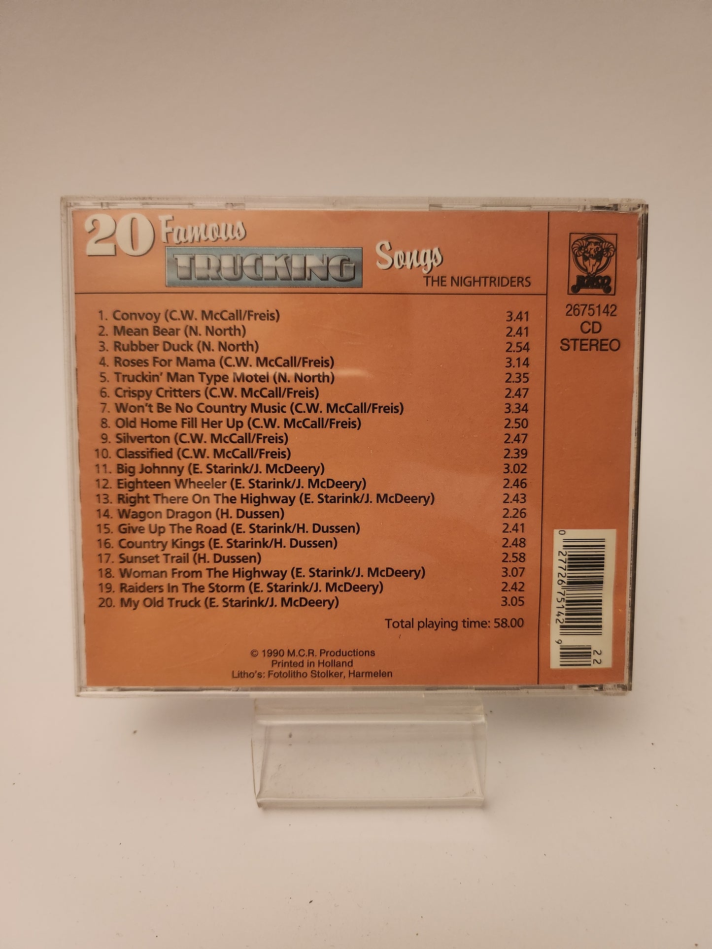 Nightriders: 20 Famous Trucking Songs CD