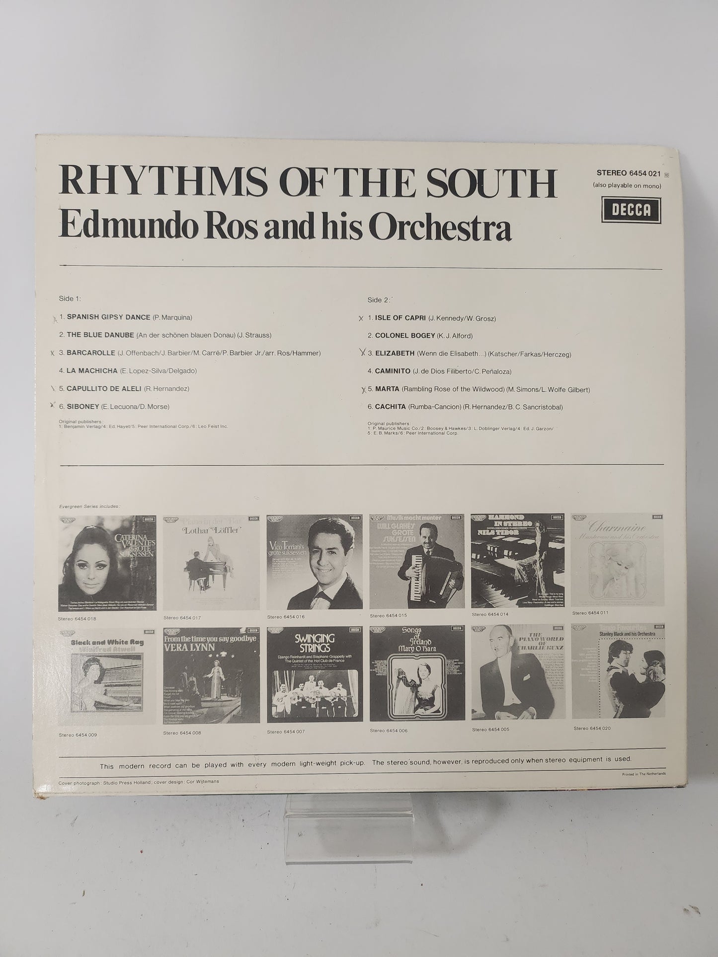 Rhythms of the South: Edmund Ros and his Orchestra LP Vinyl
