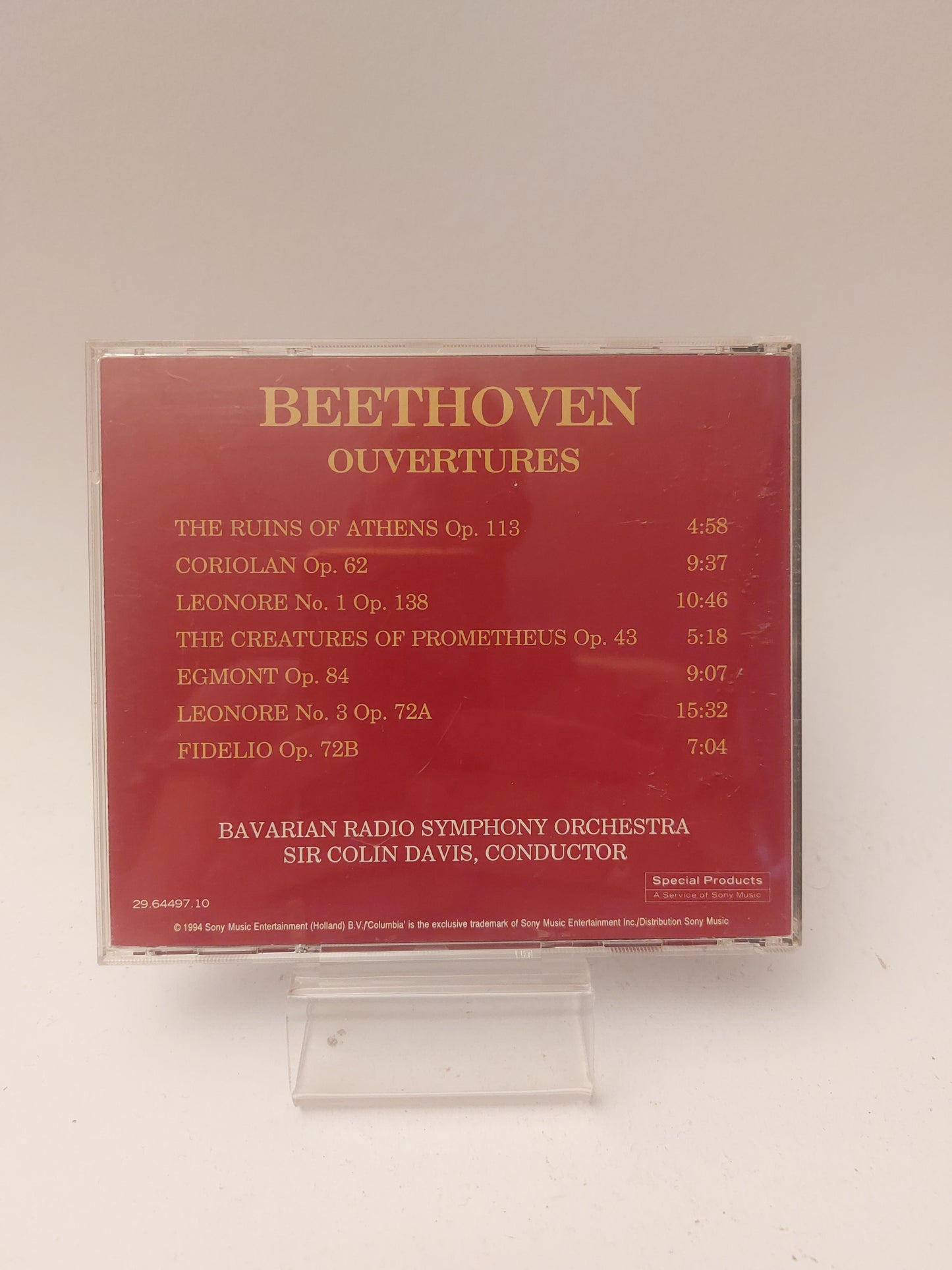Beethoven Ouvertures CD