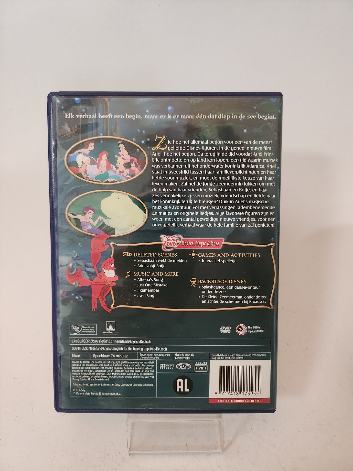 Little Mermaid: Ariel, Hoe het Begon Dvd Kids