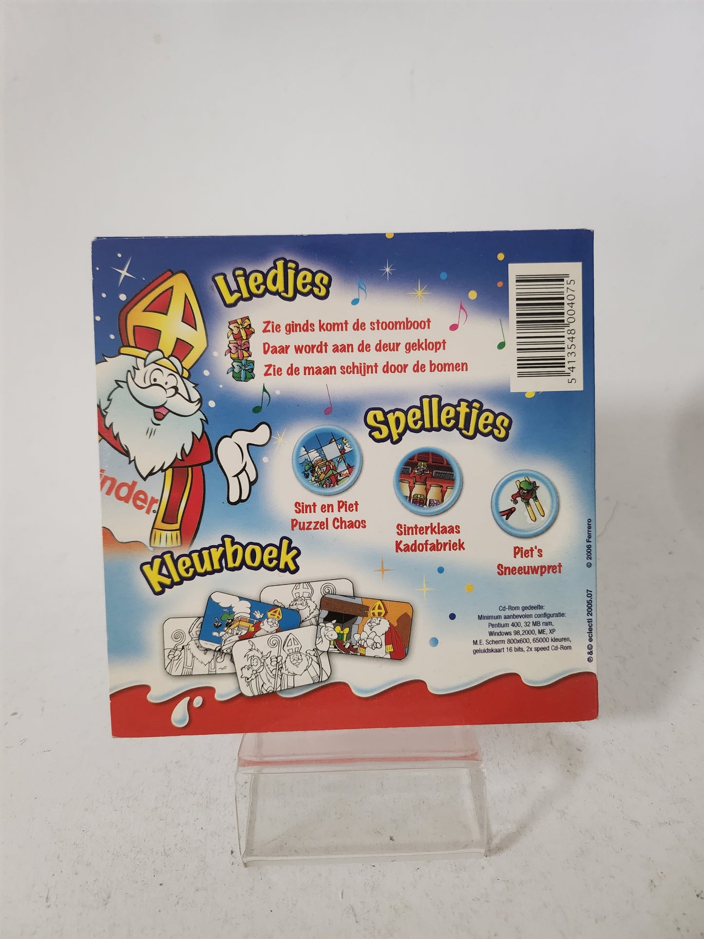 Kinder Liedjes, Spelletjes en Kleurboek CD