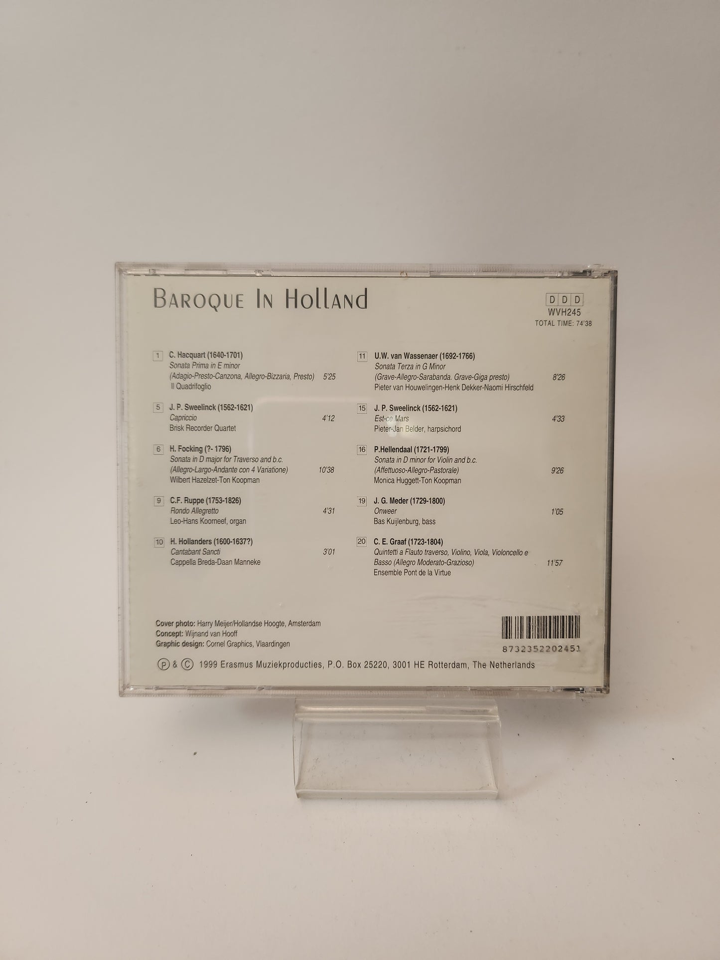 Baroque in Holland CD