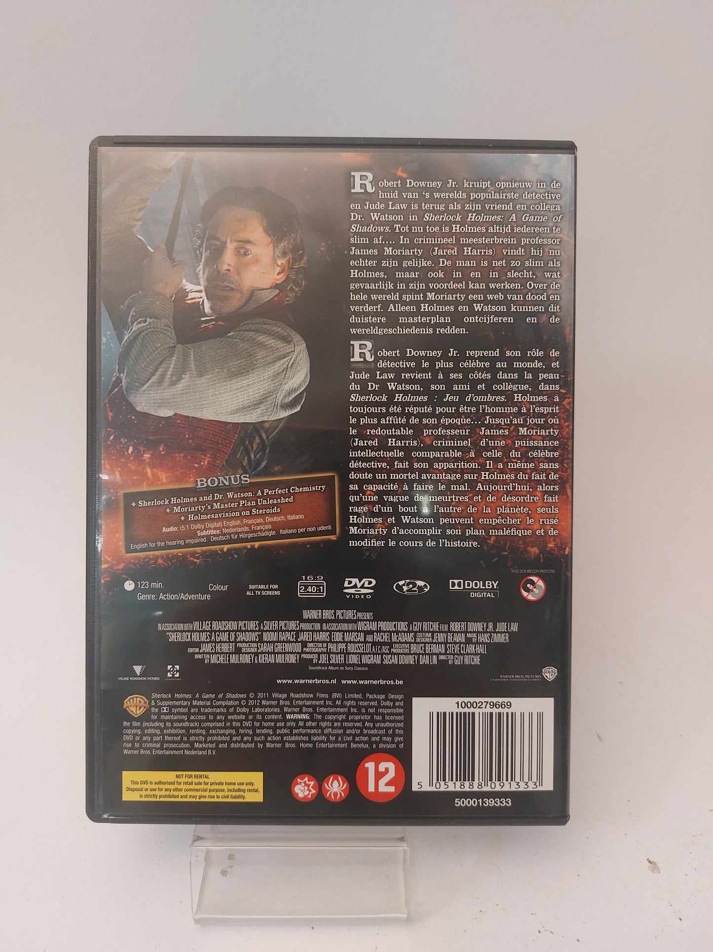 Sherlock Holmes a Game of Shadows Dvd
