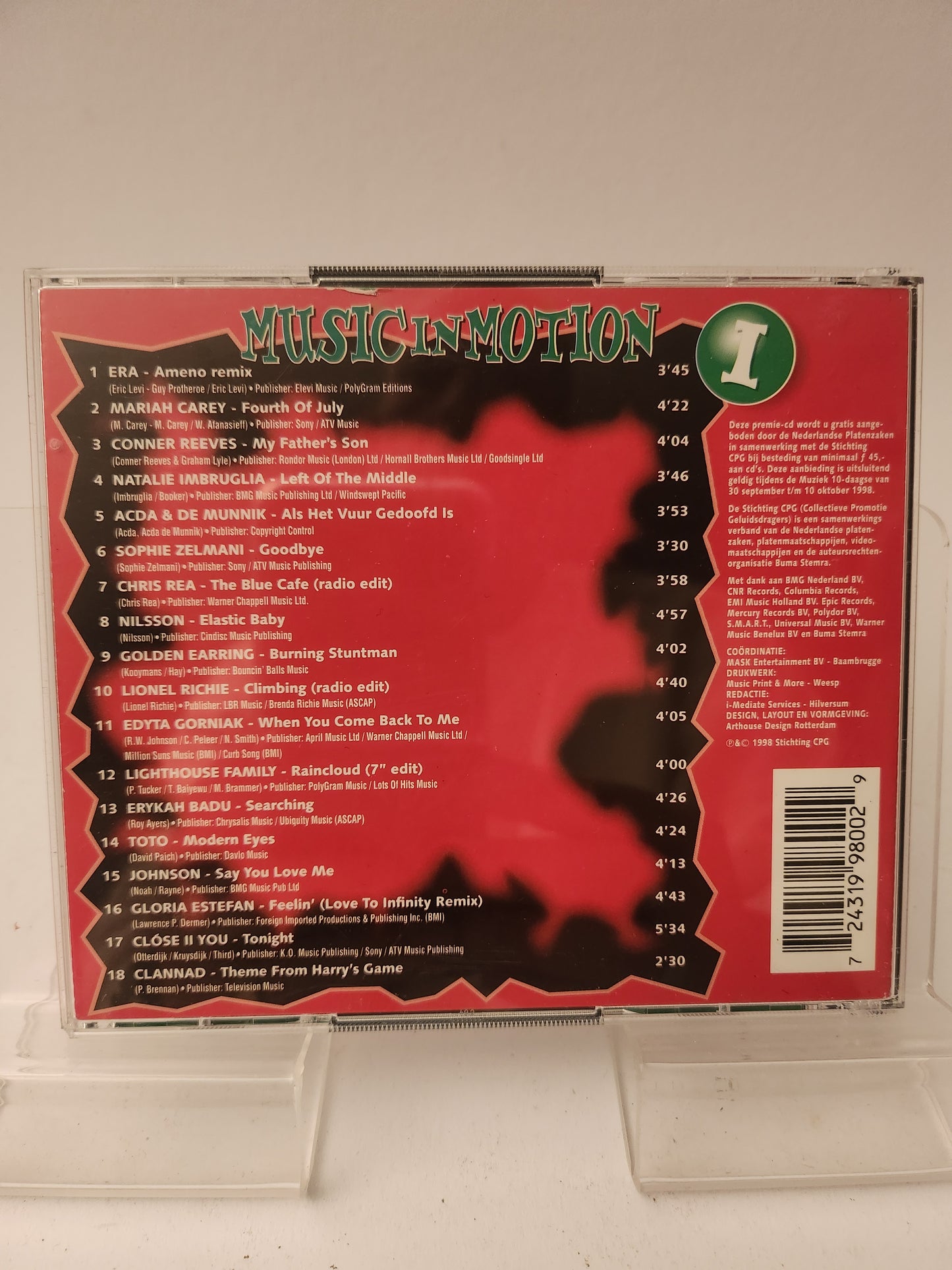 Muziek 10 Daagse: Muziek in Motion 1 CD