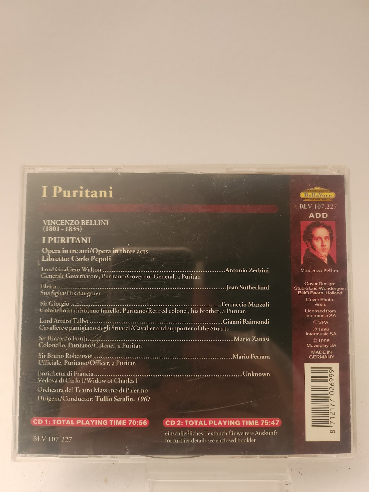 Joan Sutherland: I Puritani CD