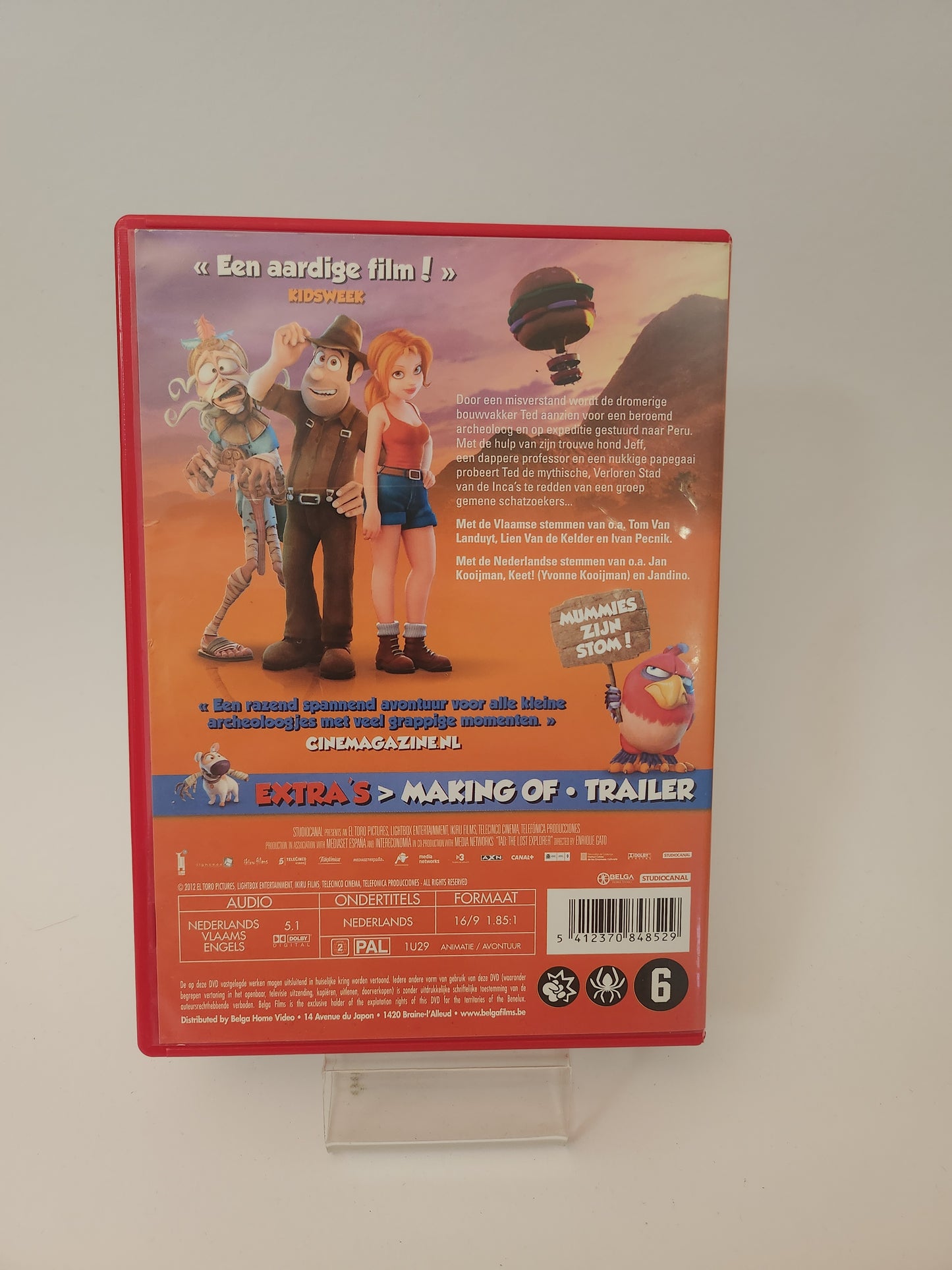 Ted & de Schat van de Mummie DVD Kids