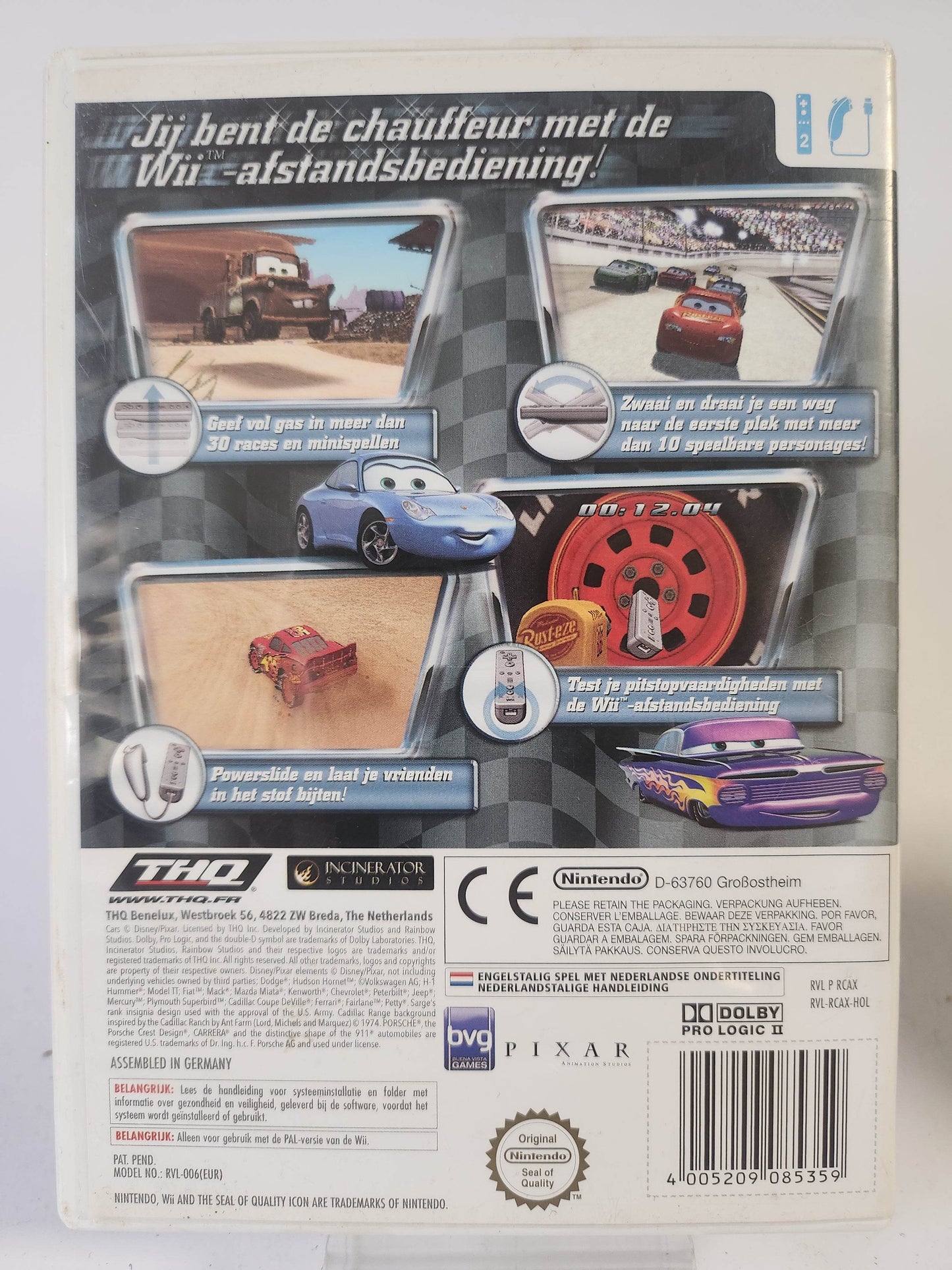 Disney Pixar Cars (No Book) Nintendo Wii - Feniks Gameshop