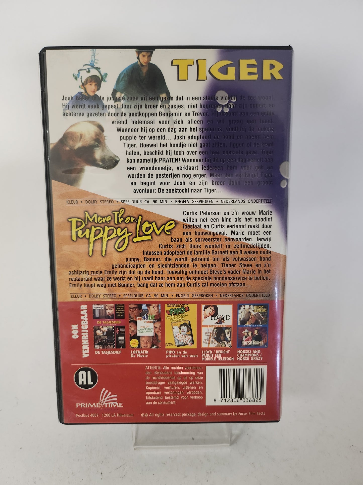 Tiger & More then Puppy Love VHS Kids