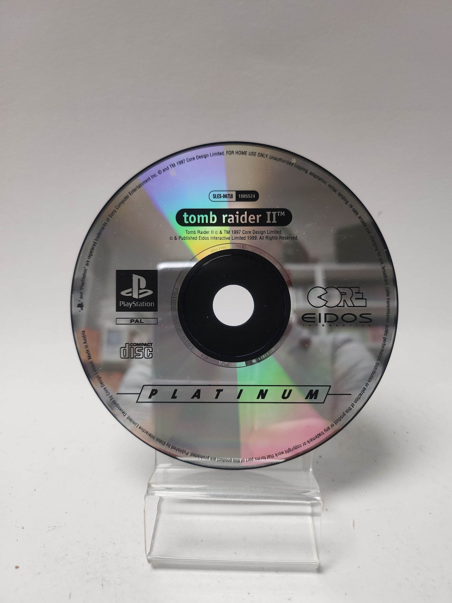Tomb Raider II Platinum (Disc Only) PlayStation 1 - Feniks Gameshop