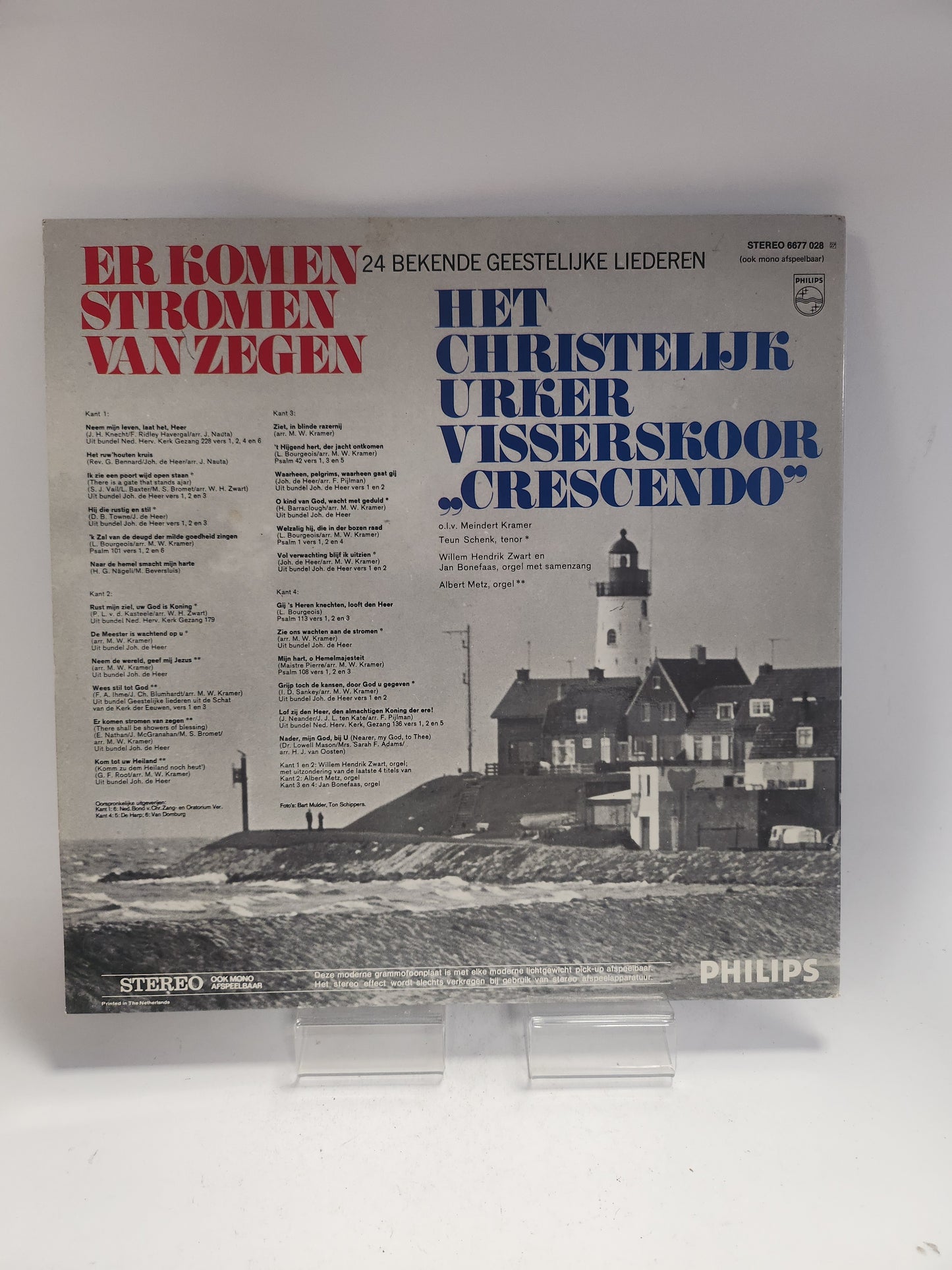 Christelijke Urker Visserskoor "Crescendo": Er Komen Stromen van Zegen LP Vinyl