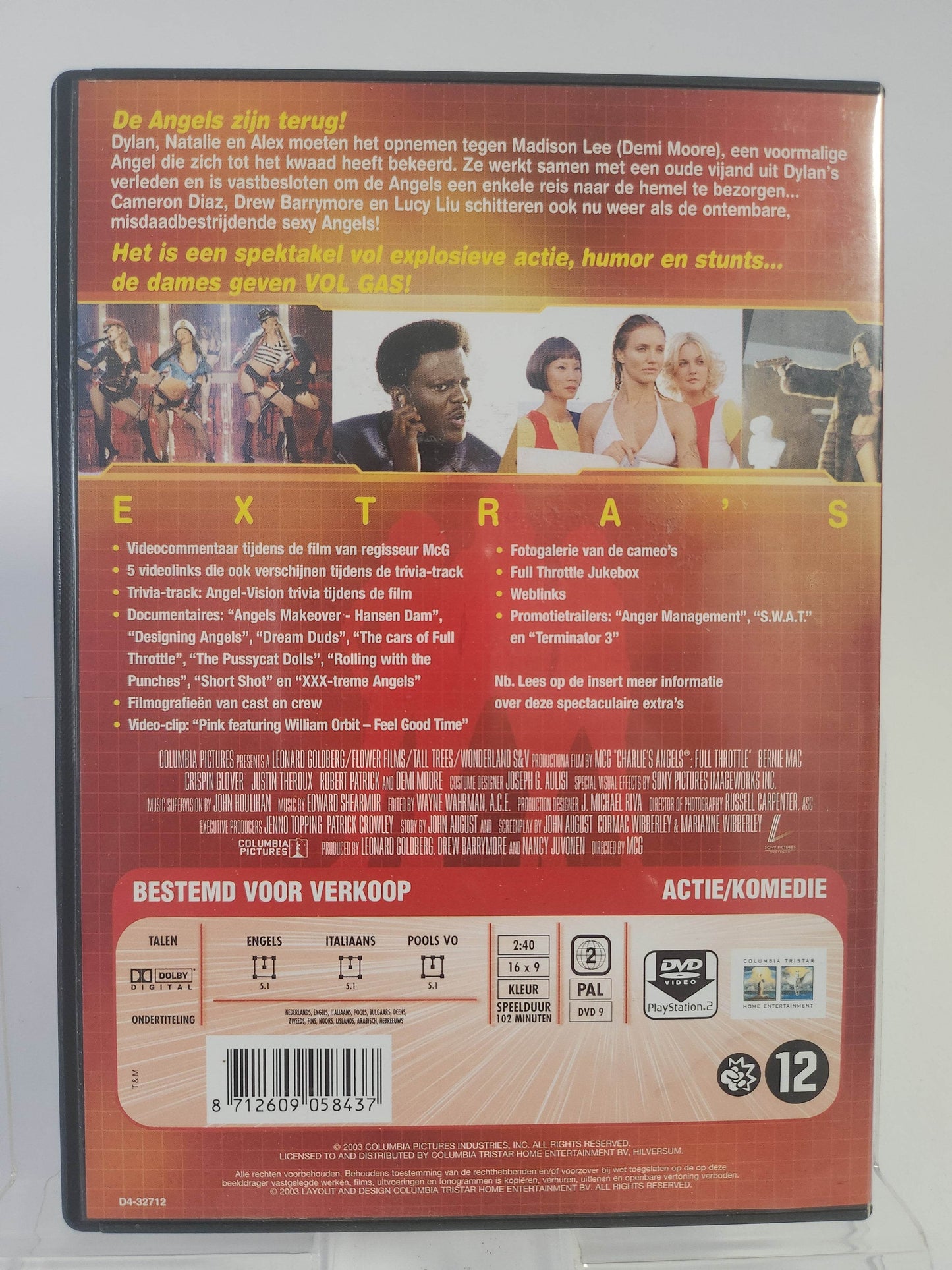 Charlie's Angels Full Throttle DVD - Feniks Gameshop