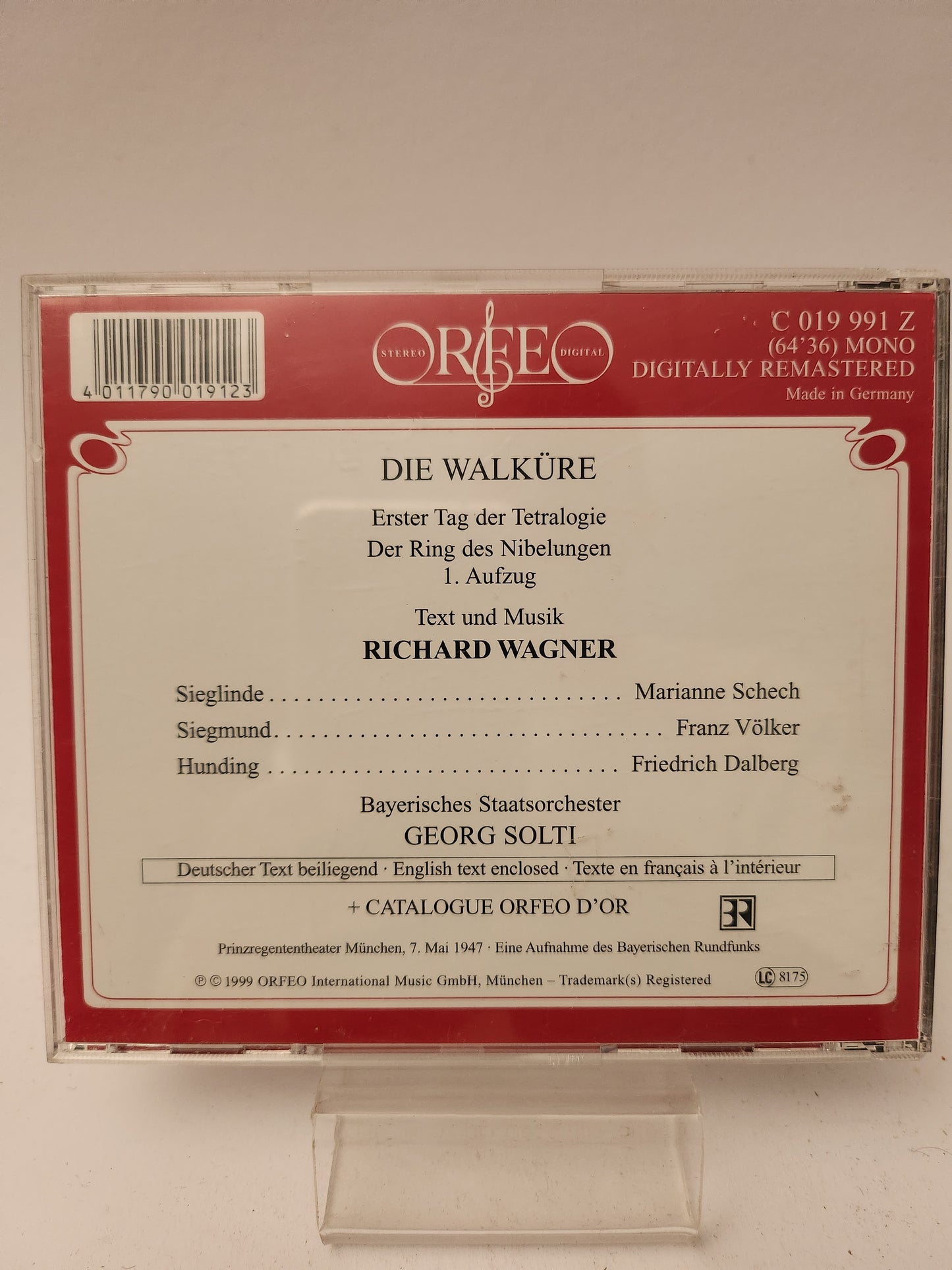 Wagner: Die Walkure CD