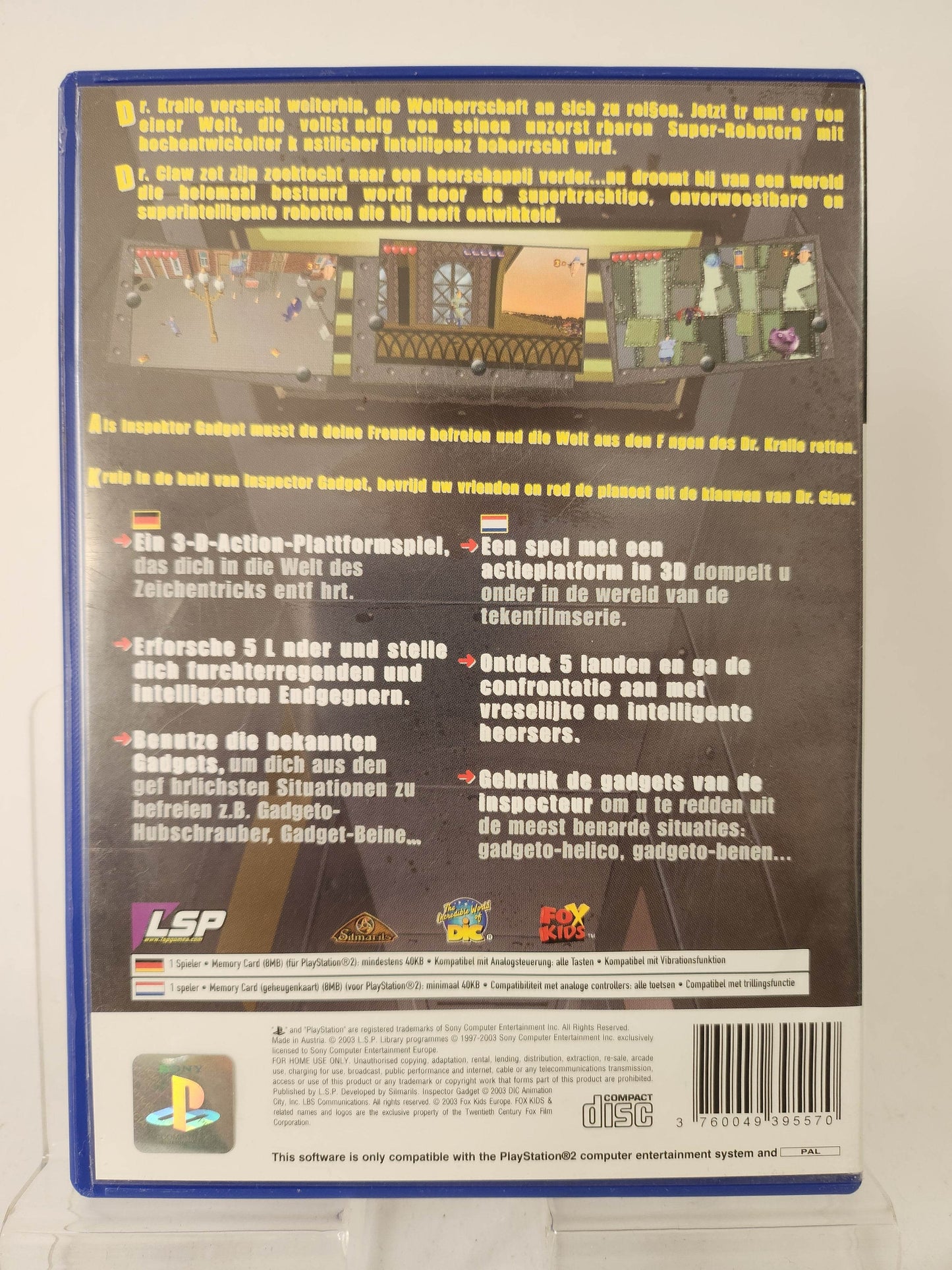 Inspector Gadget MAD Robots Invasion Playstation 2 - Feniks Gameshop