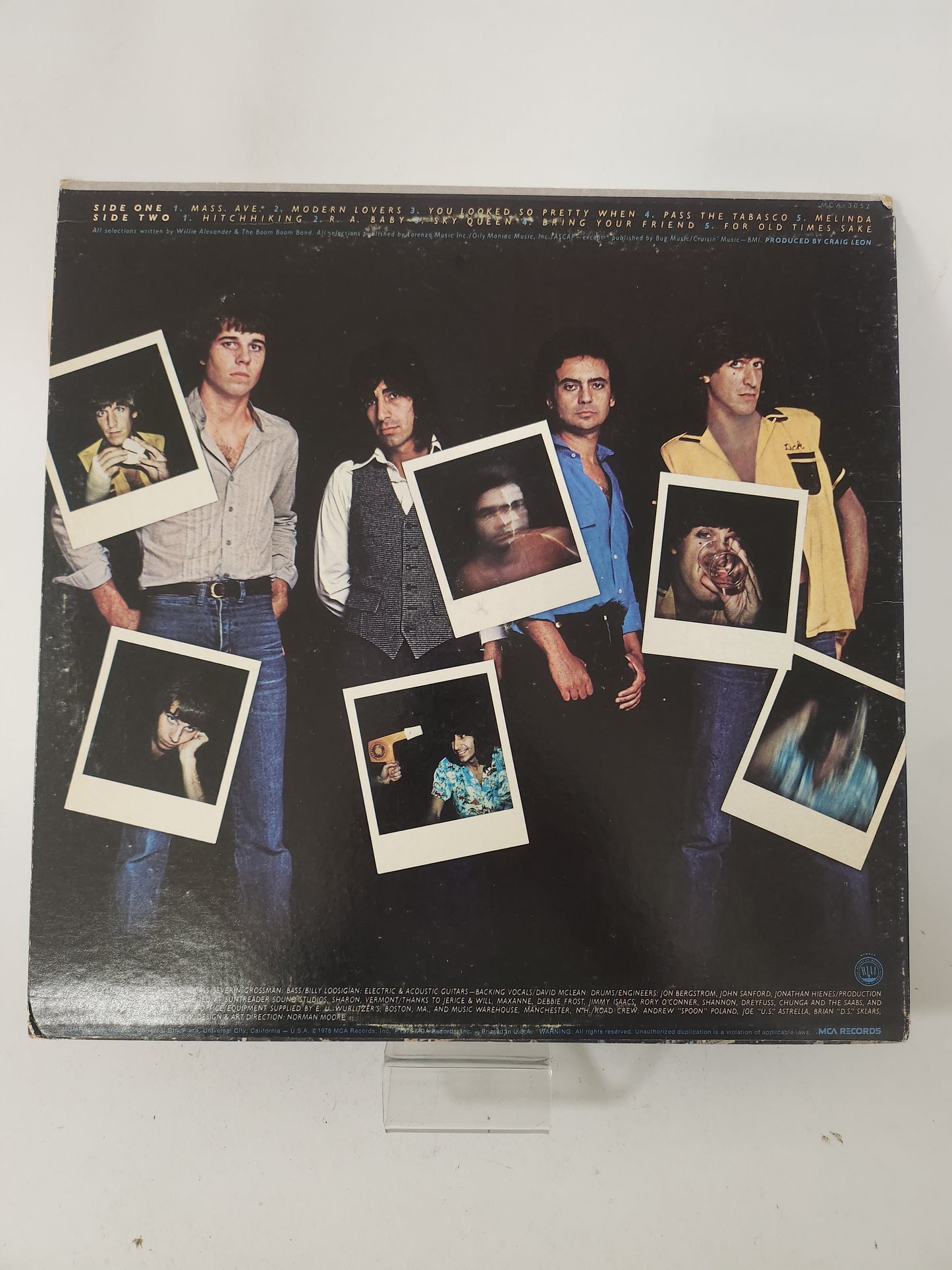 Meanwhile... Back in the States: Willie Alexander & the Boom Boom Band LP Vinyl