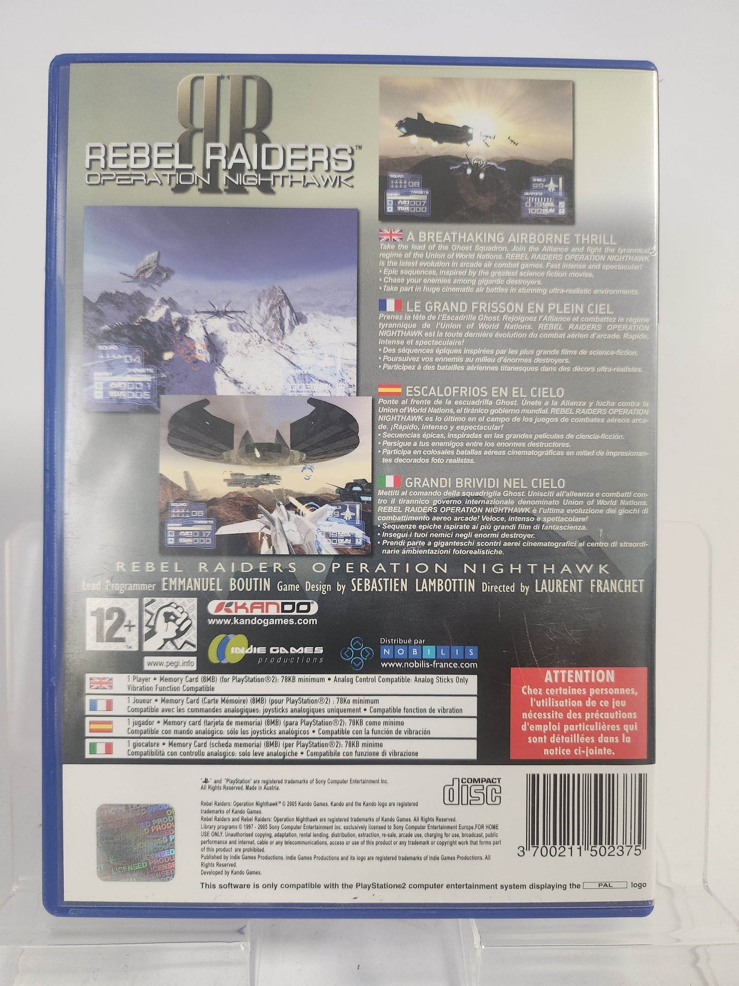 Rebel Raiders Operation Nighthawk Playstation 2 - Feniks Gameshop