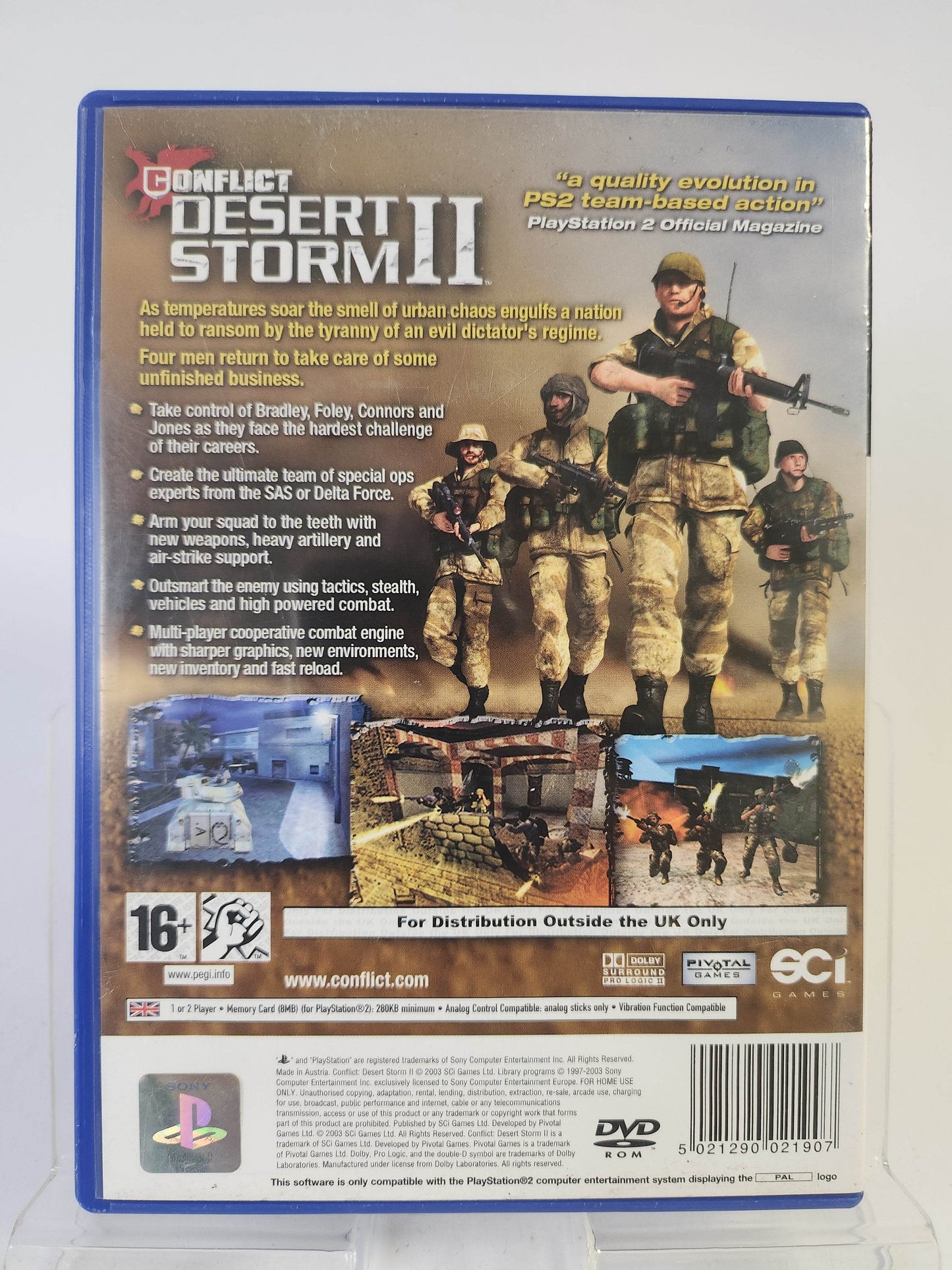 Conflict Desert Storm II Back to Baghdad Playstation 2 - Feniks Gameshop