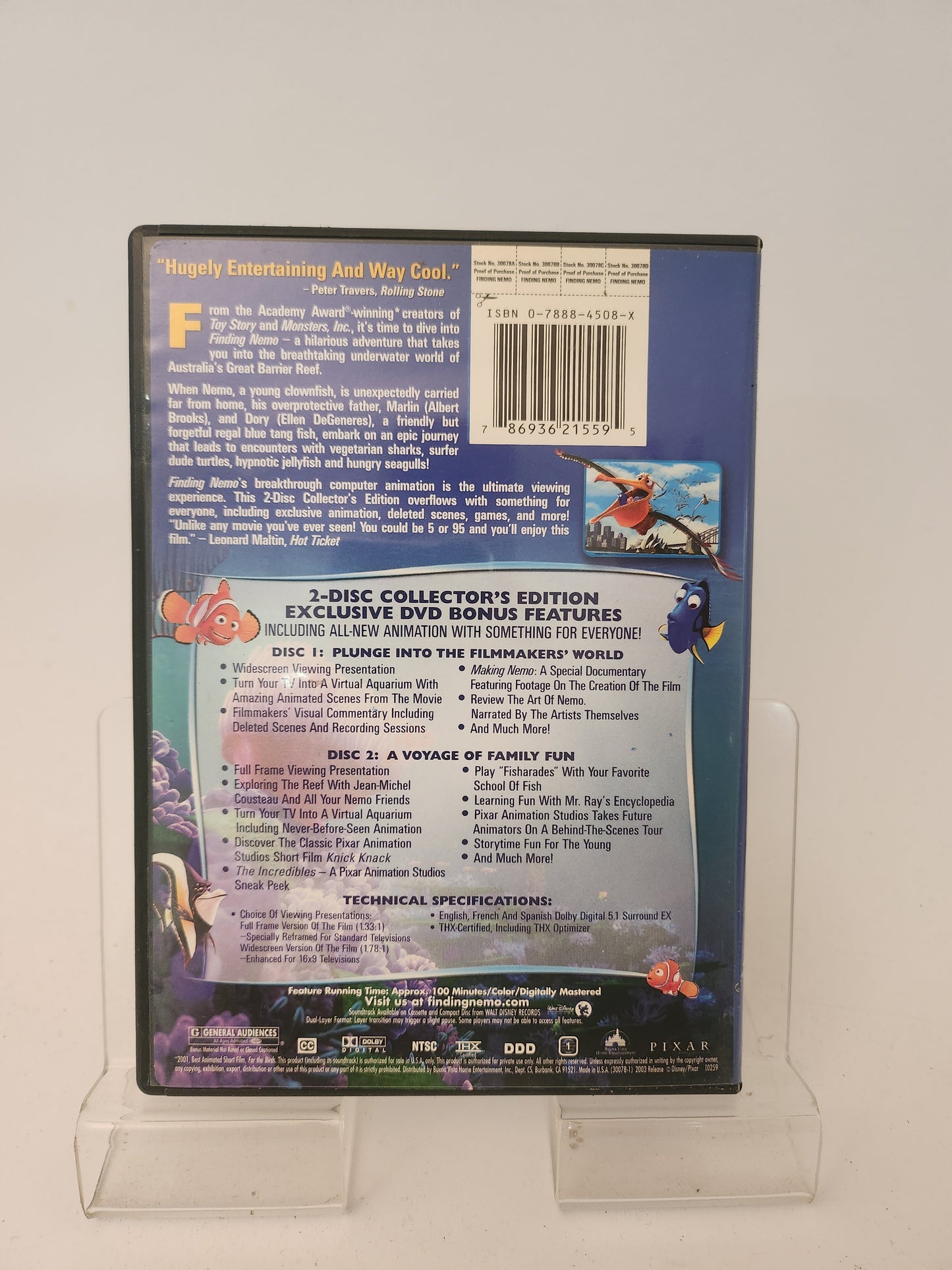 Finding Nemo DVD Kids