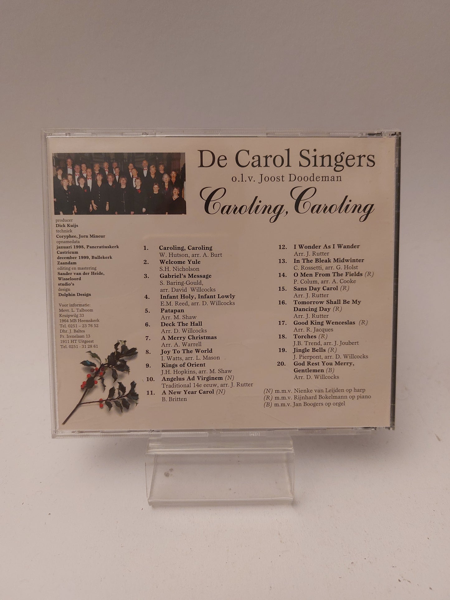 Carol Singers: Caroling, Caroling CD