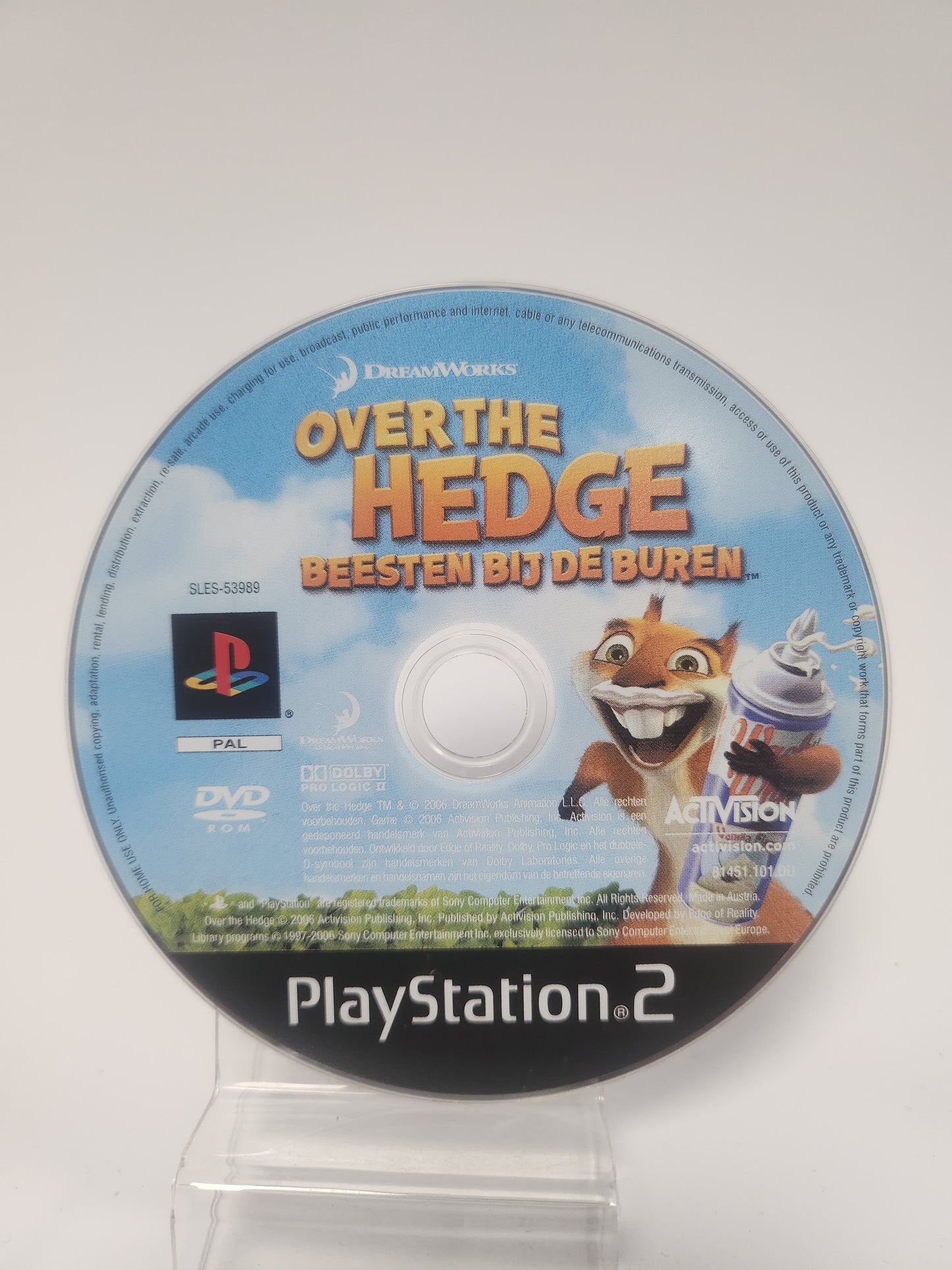 Over the Hedge "Beesten bij de Buren" (Disc Only) PlayStation 2