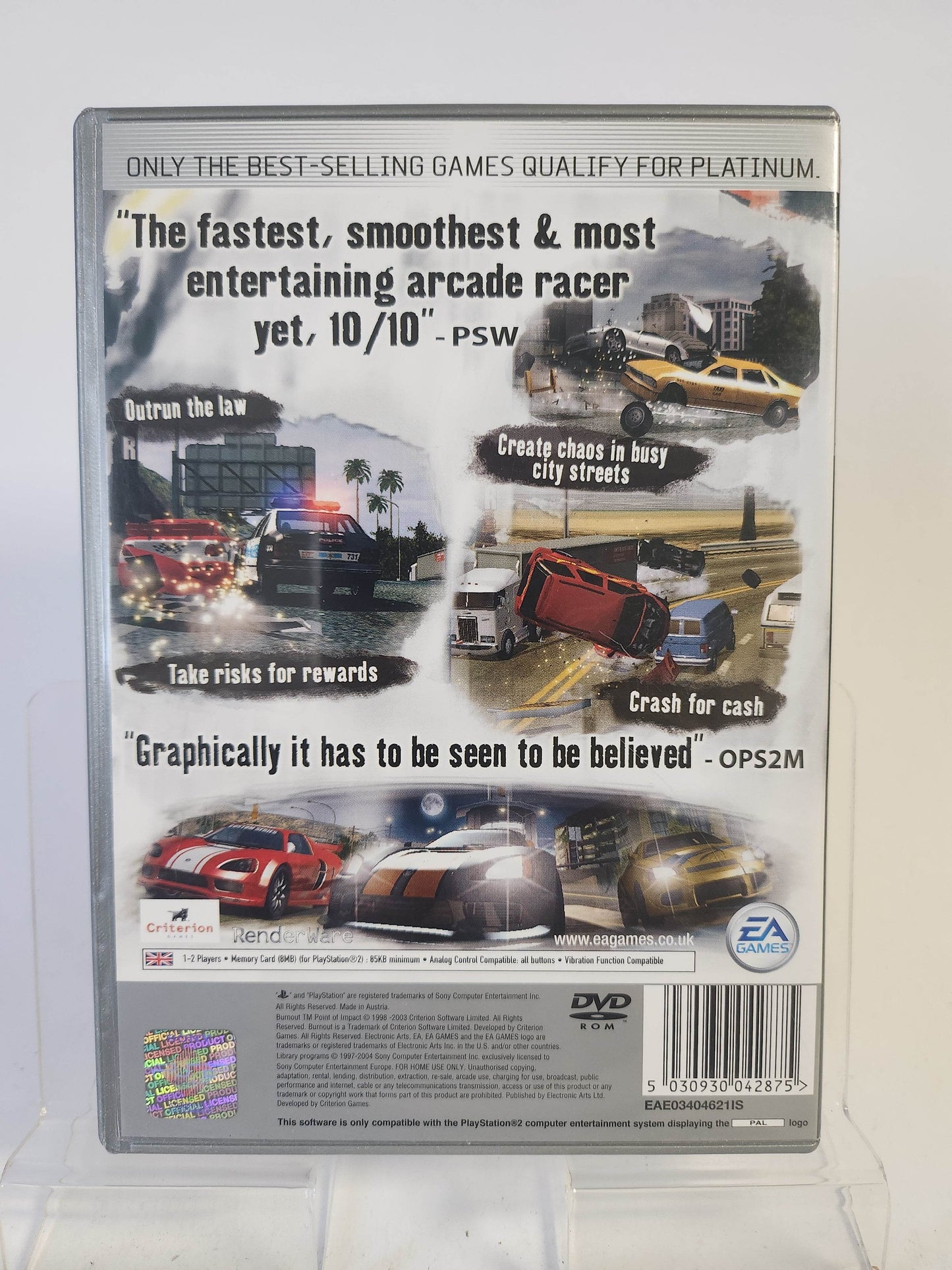 Burnout 2: Point of Impact Platinum Playstation 2 - Feniks Gameshop