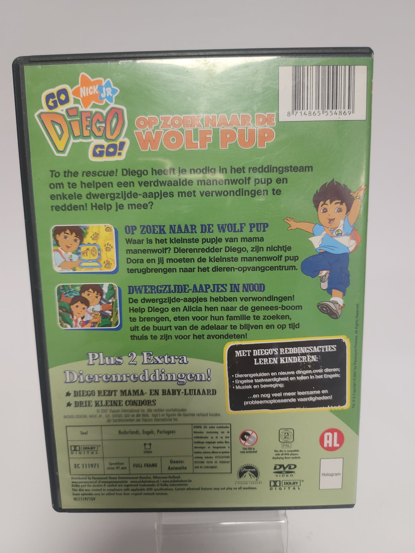 Go Diego Go op Zoek naar de Wolf Pup DVD Kids