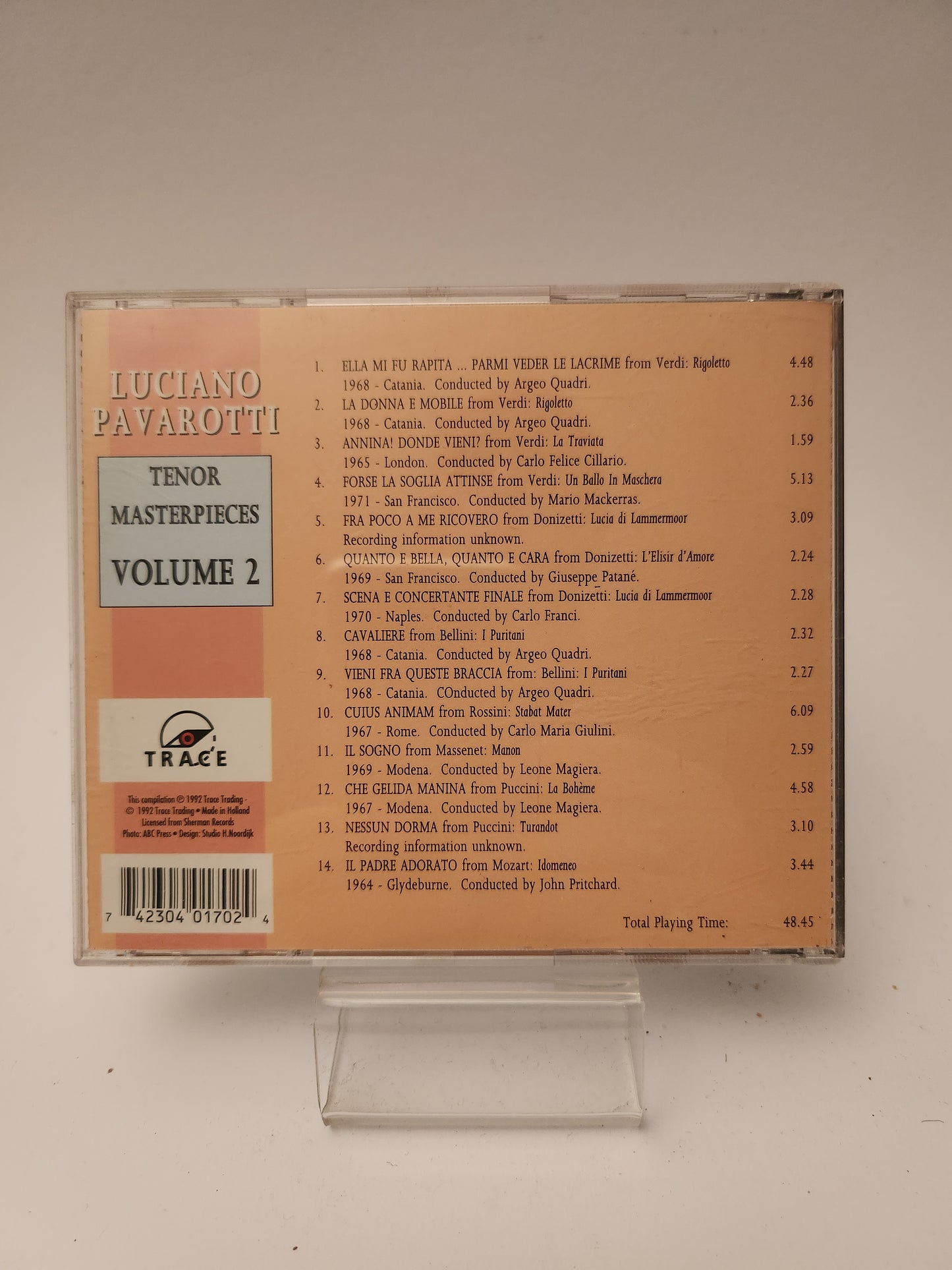 Luciano Pavarotti: Tenor Masterpiece Volume 2 CD