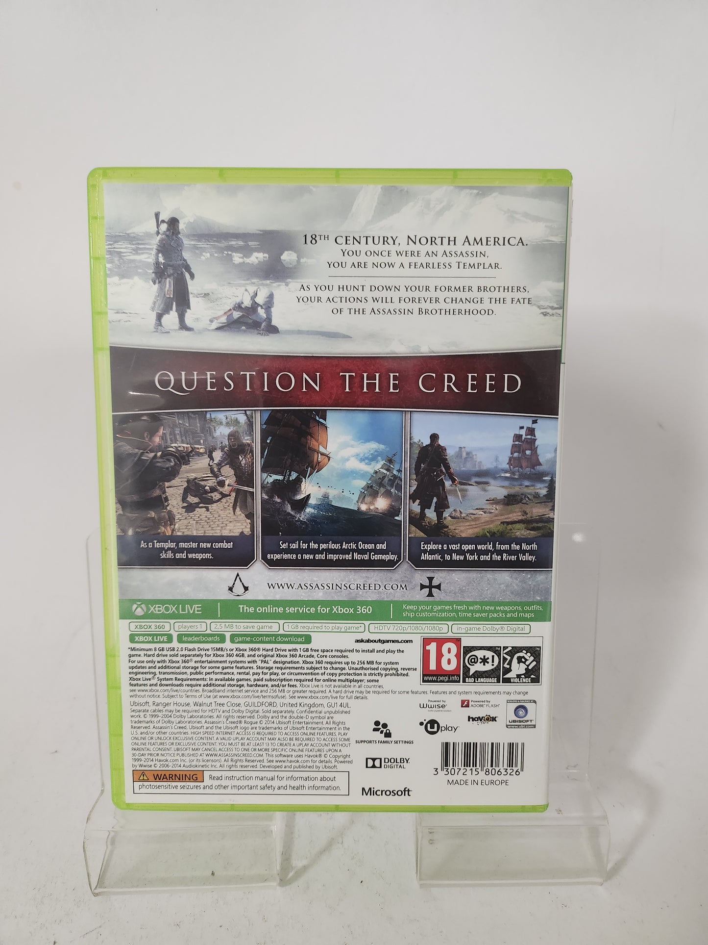Assassin's Creed Rogue Xbox 360