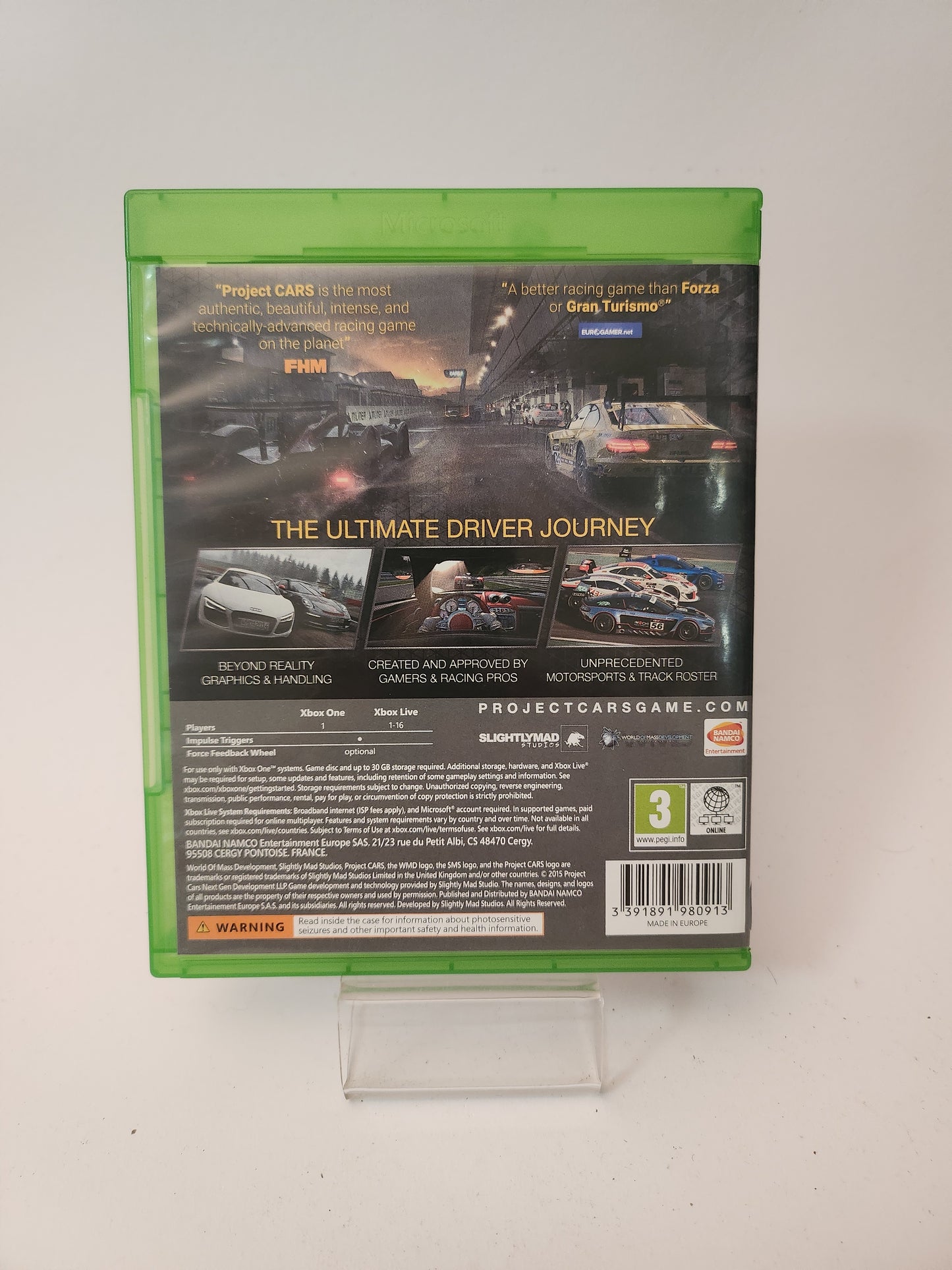 Project Cars (No Book) Xbox One