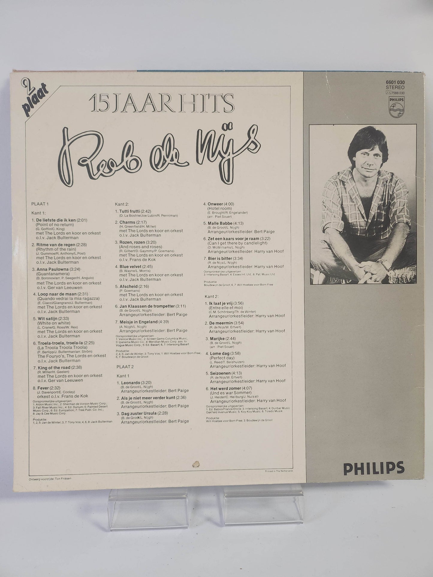 Rob de Nijs: 15 Jaar Hits LP Vinyl - Feniks Gameshop