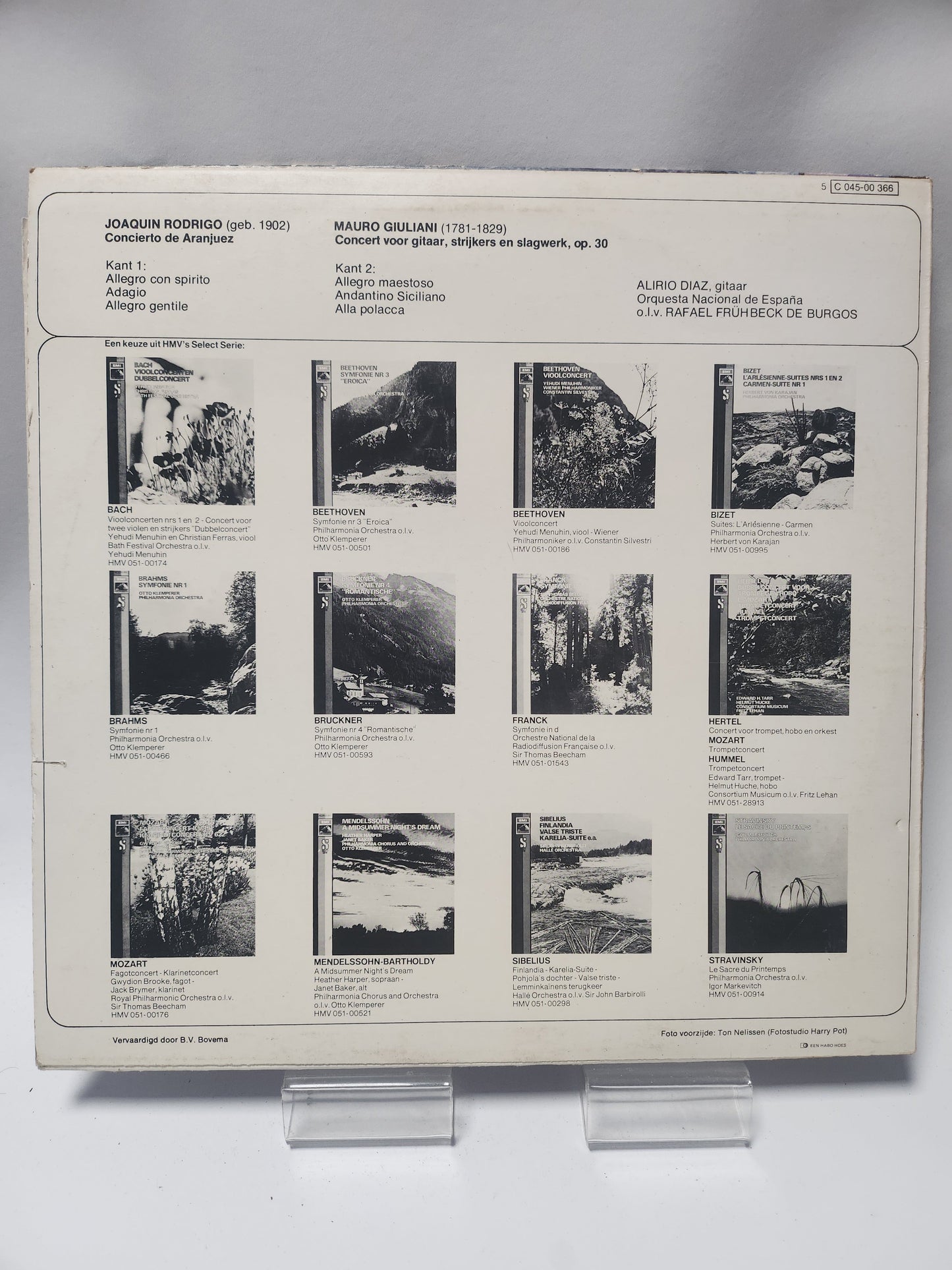 Rodrigo & Giuliani: Concierto de Aranjuez + Gitaarconcert LP Vinyl - Lp Vinyl