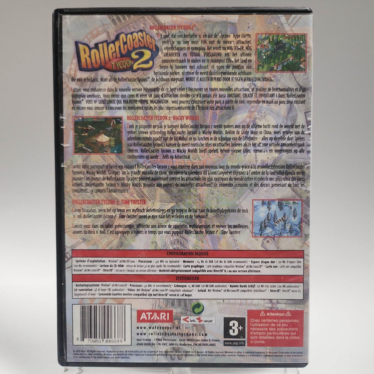 Rollercoaster Tycoon 2 3-Pack (No Book) PC - Feniks Gameshop