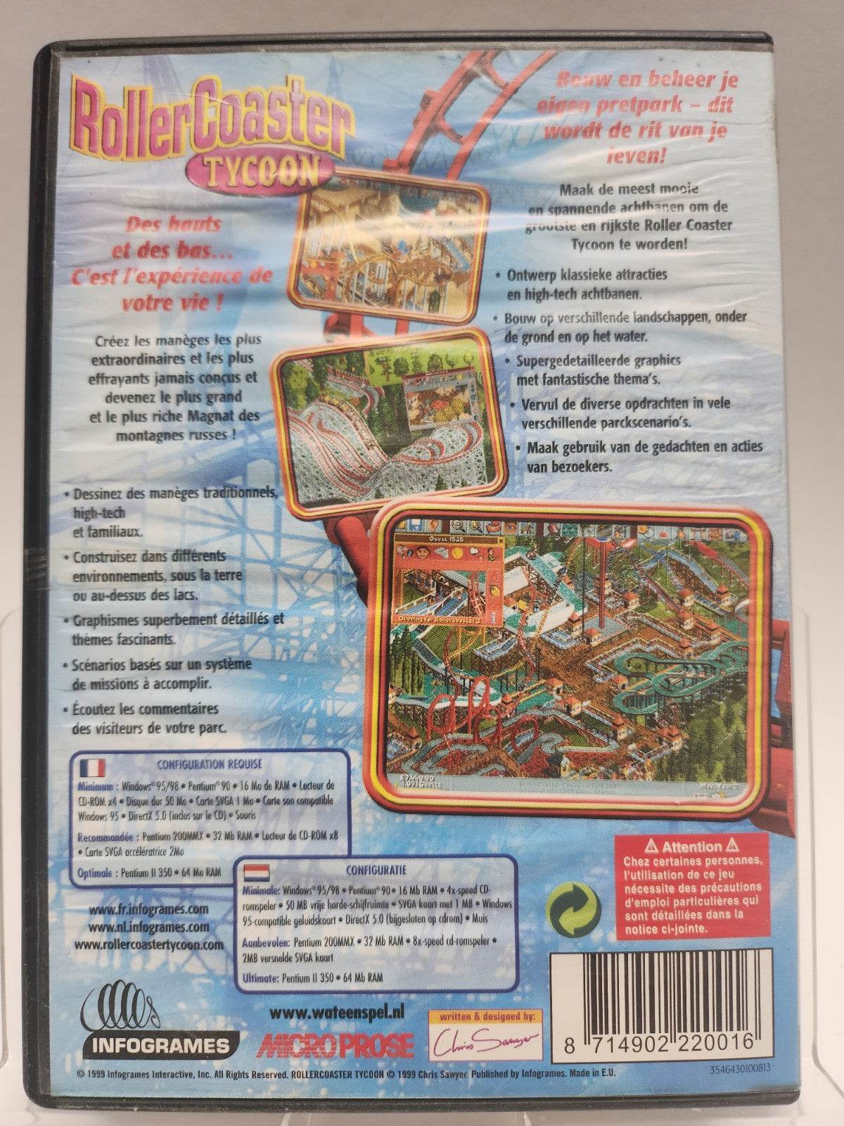 Rollercoaster Tycoon (No Book) PC - Feniks Gameshop
