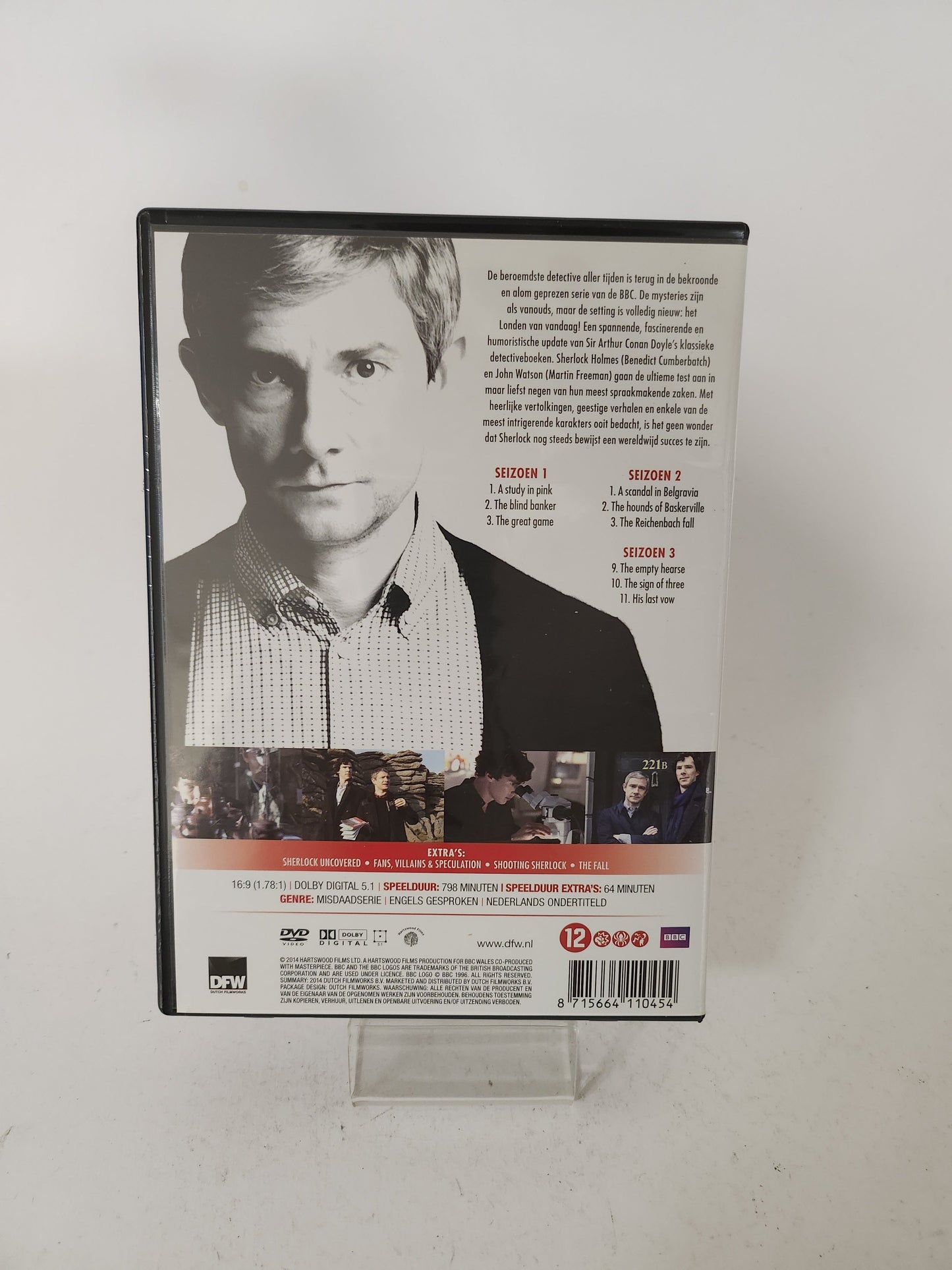 Sherlock Seizoen 1 tm 3 Dvd Box - Dvd Volwassenen