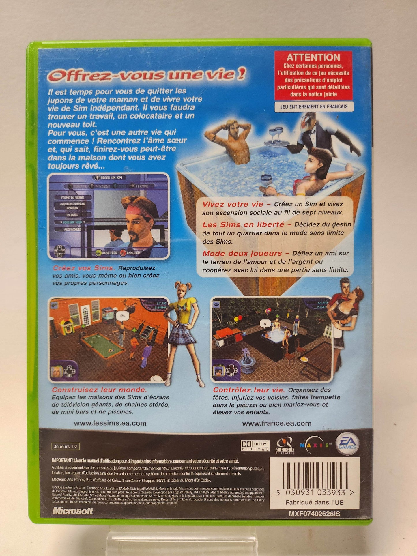 Sims (No Book) Xbox Original - Feniks Gameshop