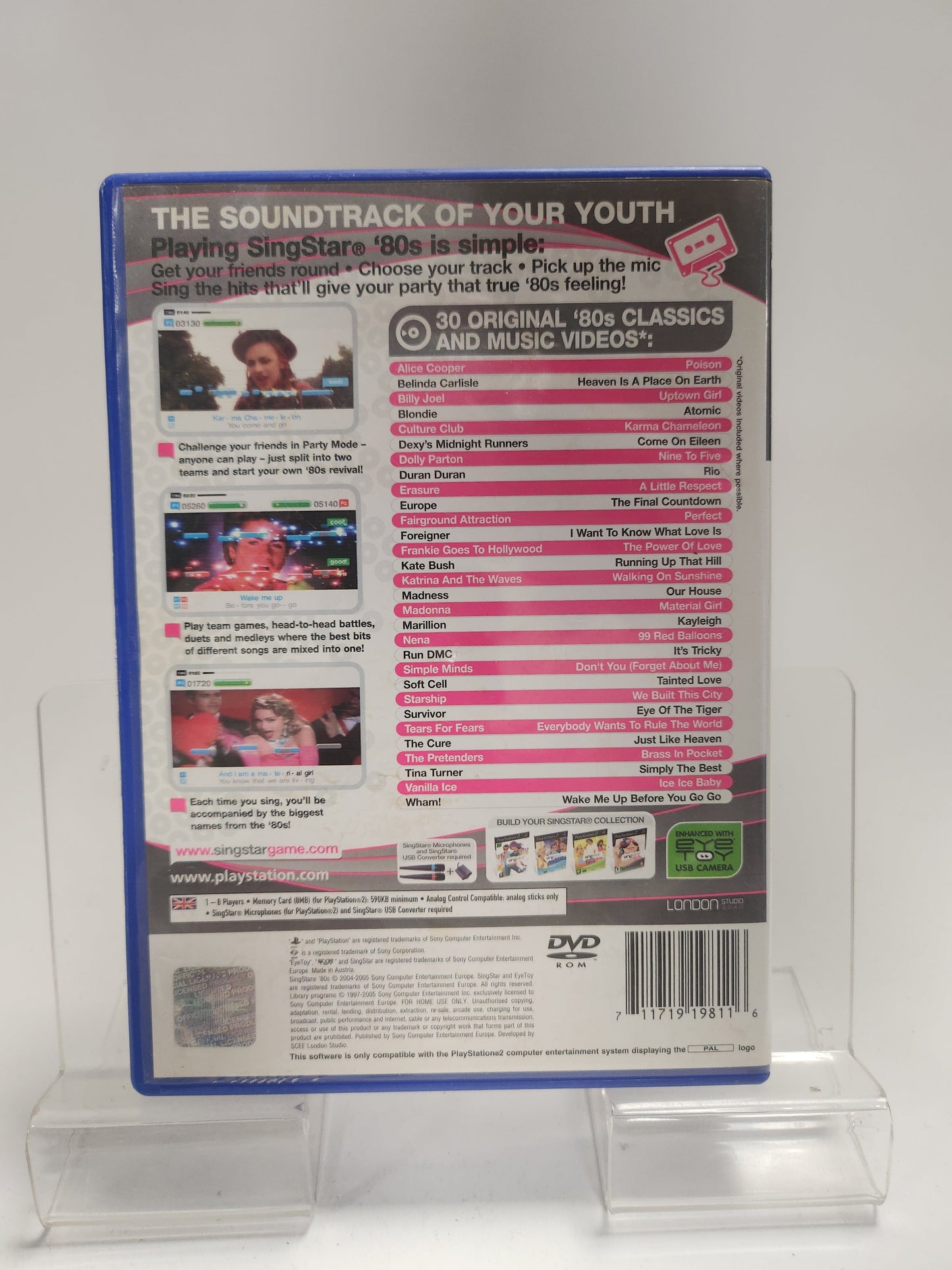 Singstar 80’s Playstation 2 - Playstation 2 Games