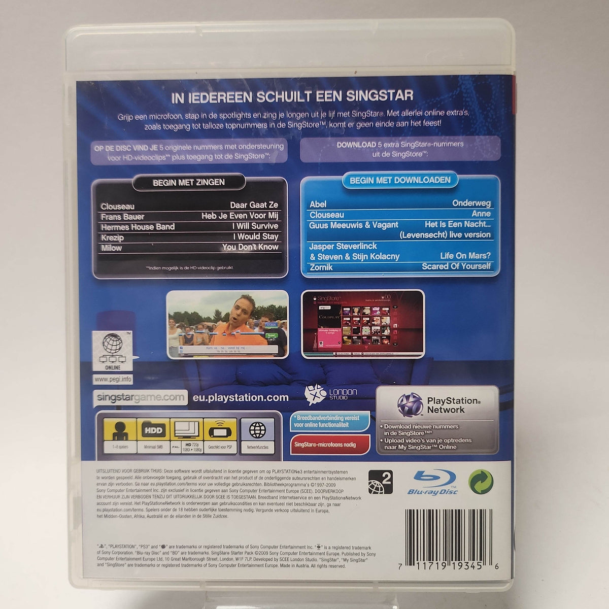 Singstar Starter Pack (No Book, Game Only) PlayStation 3 - Feniks Gameshop
