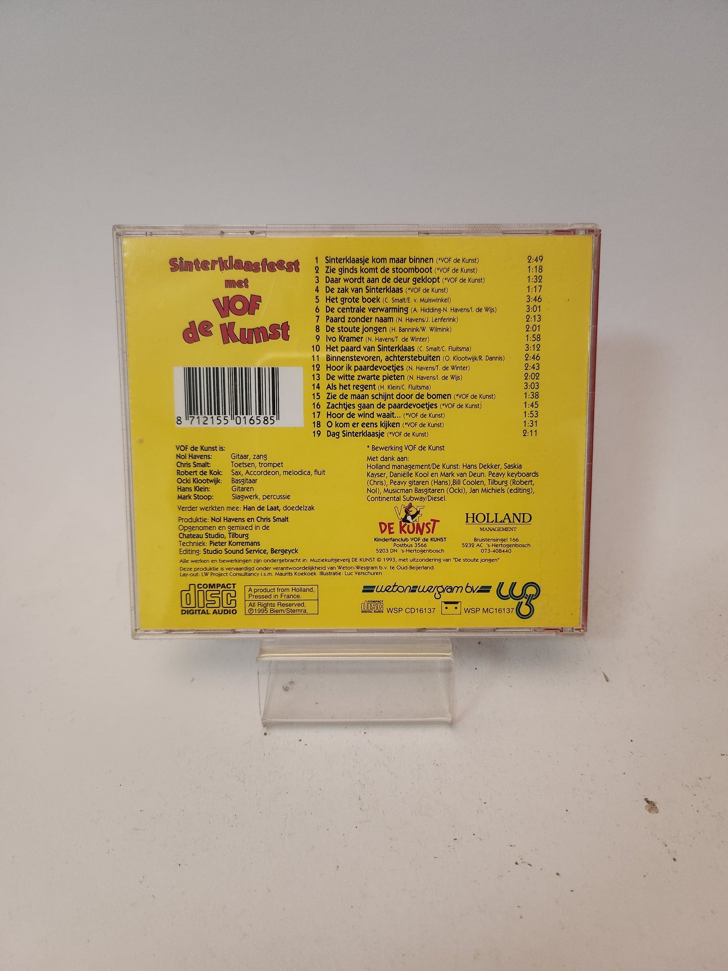 Sinterklaasfeest met VOF de Kunst CD - Cd