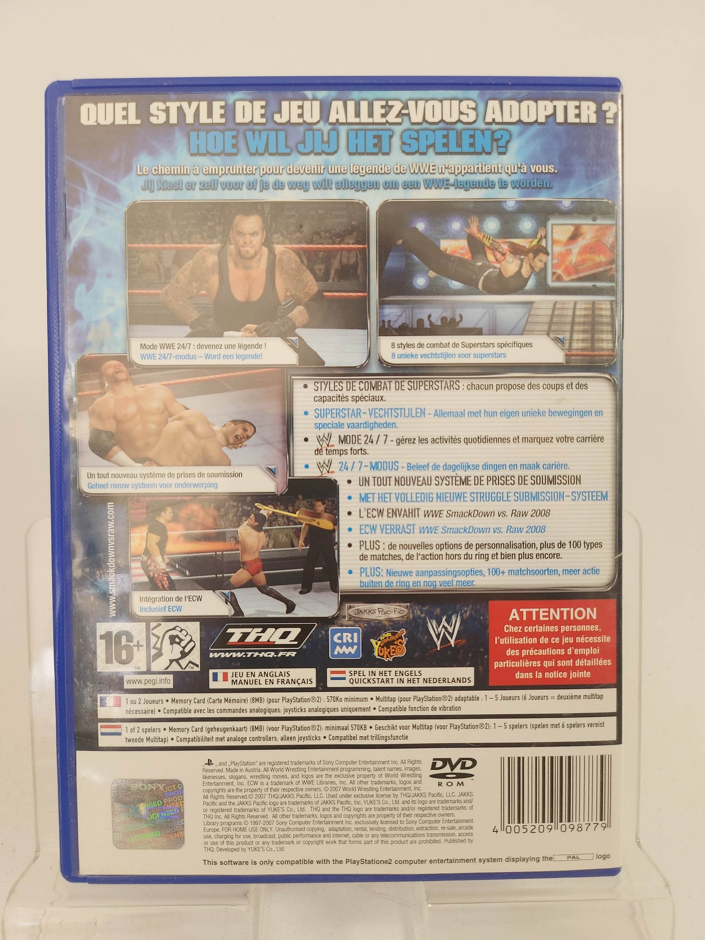 Smackdown vs Raw 2008 Featuring ECW PS2 - Feniks Gameshop